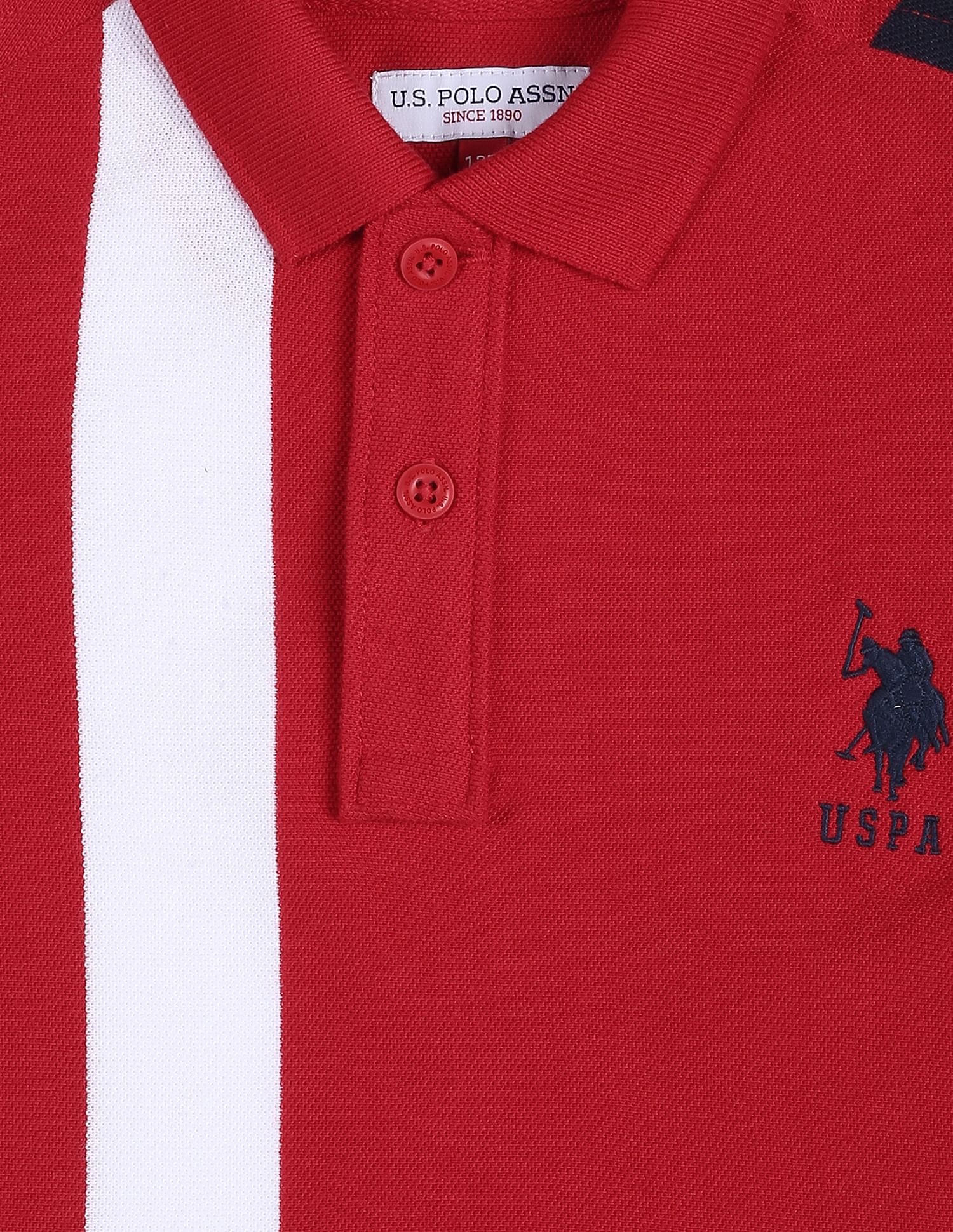 Vertical Stripe Polo Shirt - Image 3