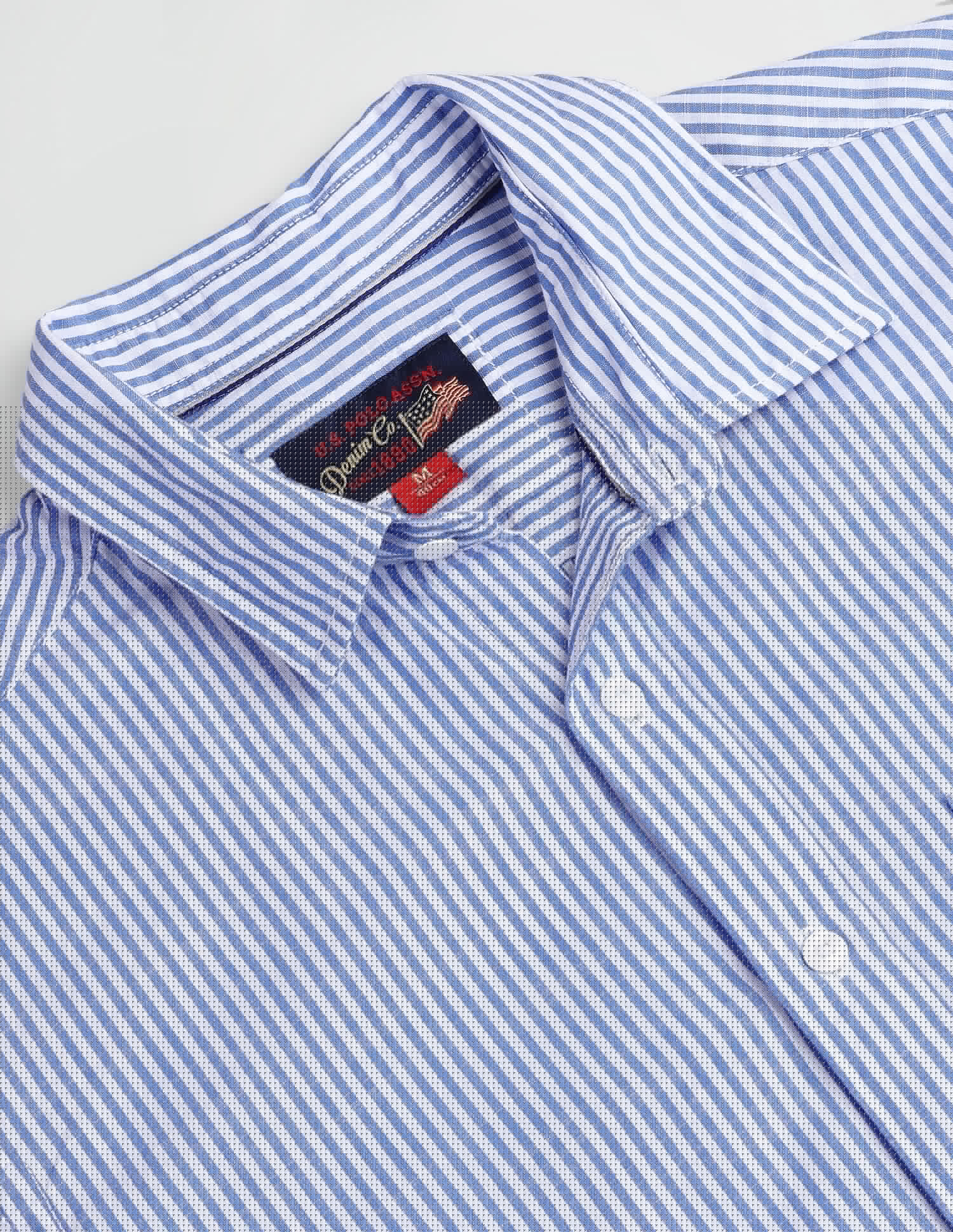 Vertical Stripe Slim Fit Shirt - Image 2