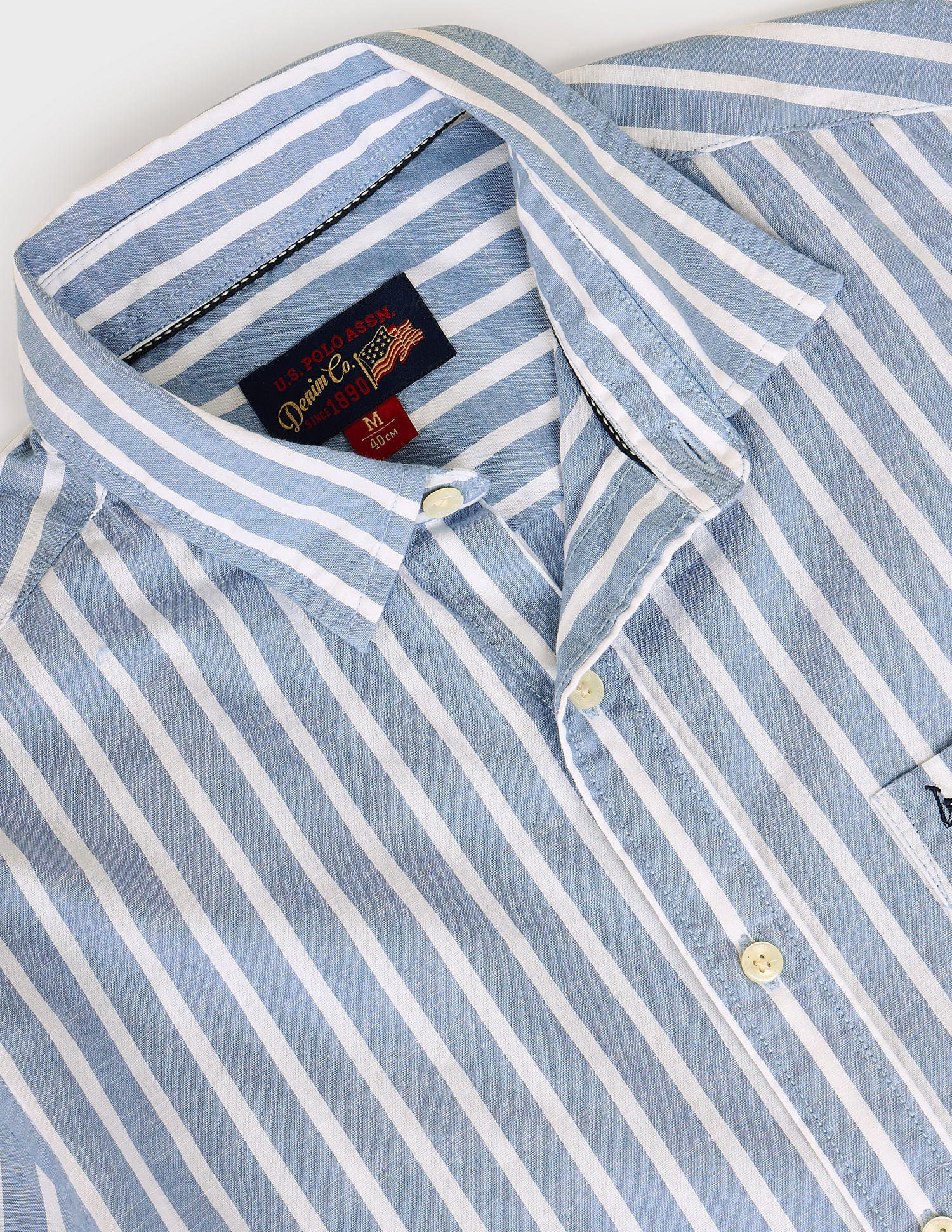 Vertical Stripe Slim Fit Shirt - Image 2