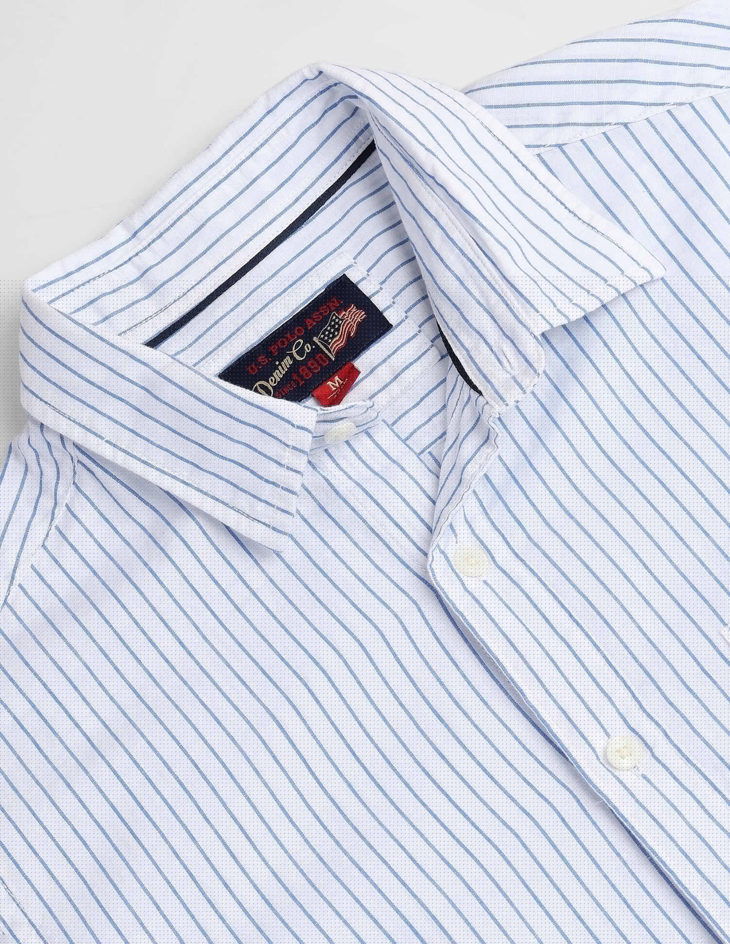 Vertical Stripe Slim Fit Shirt - Image 2