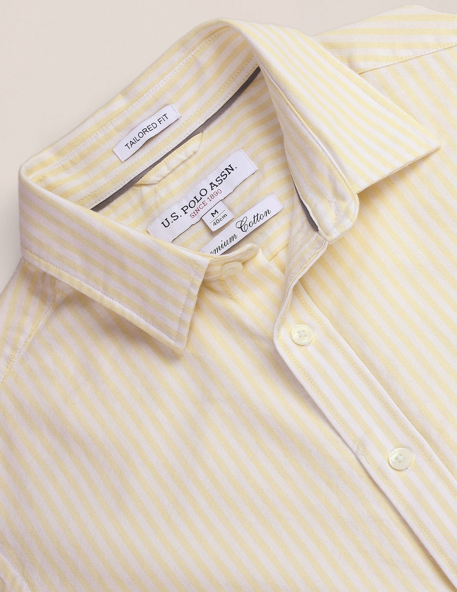 Vertical Stripe Tailored Fit Shirt - Image 2