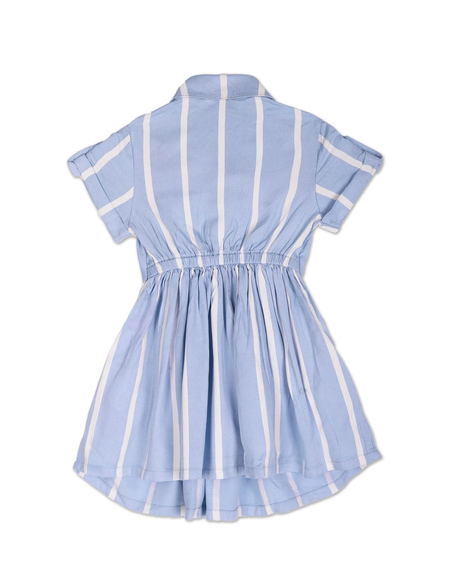 Vertical Stripe Viscose Dress - Image 2