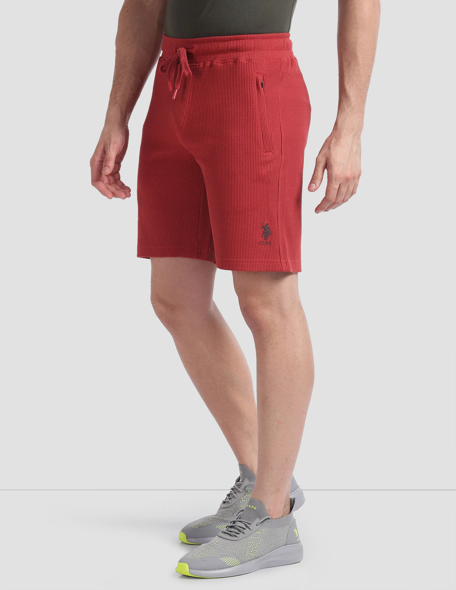 Waffle Knit Textured LS005 Lounge Shorts - Pack Of 1