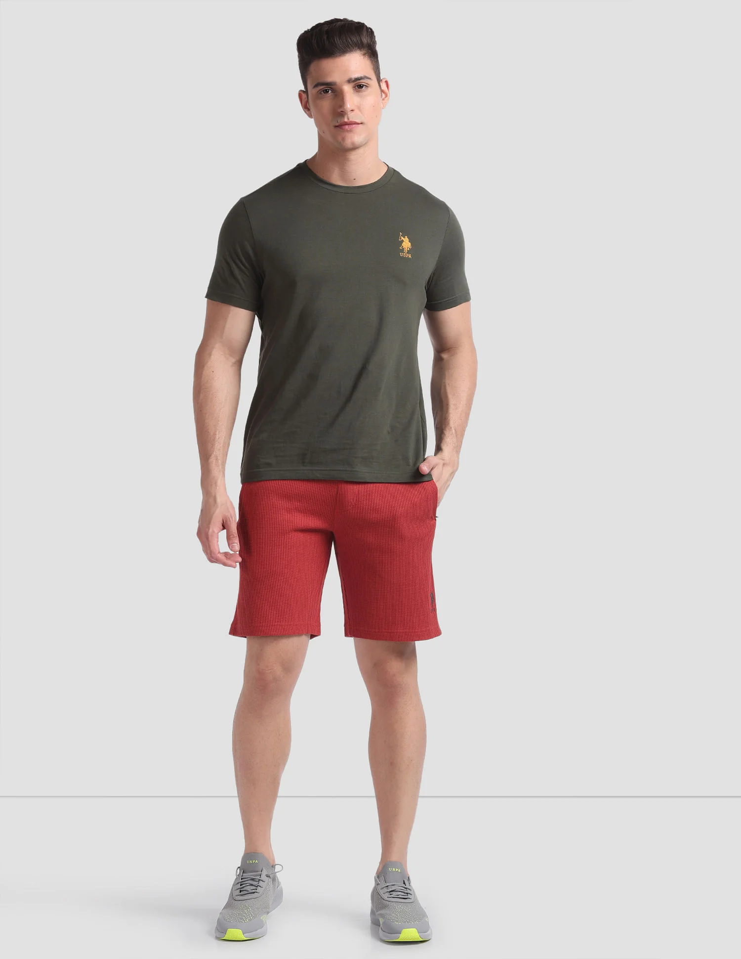 Waffle Knit Textured LS005 Lounge Shorts - Pack Of 1 - Image 3