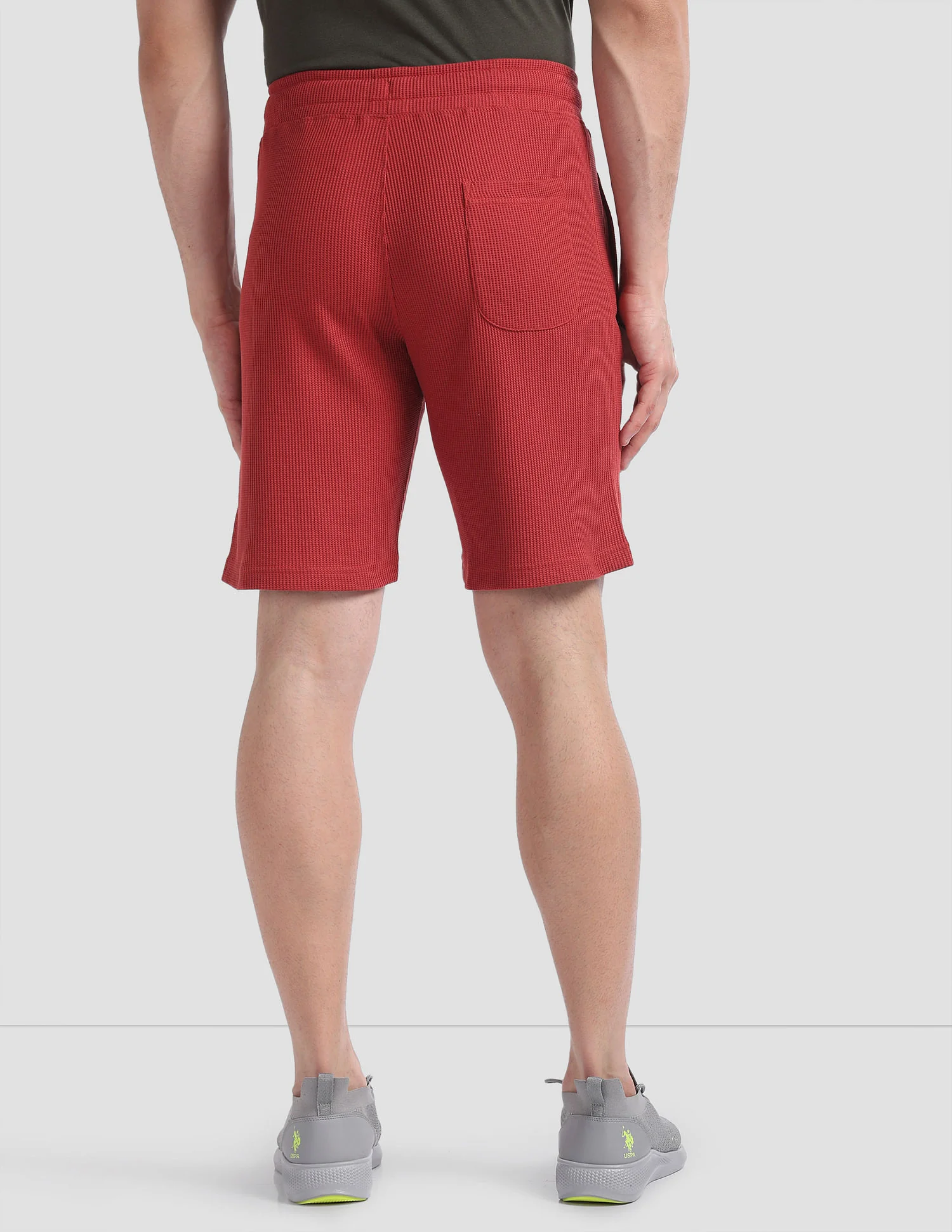 Waffle Knit Textured LS005 Lounge Shorts - Pack Of 1 - Image 5