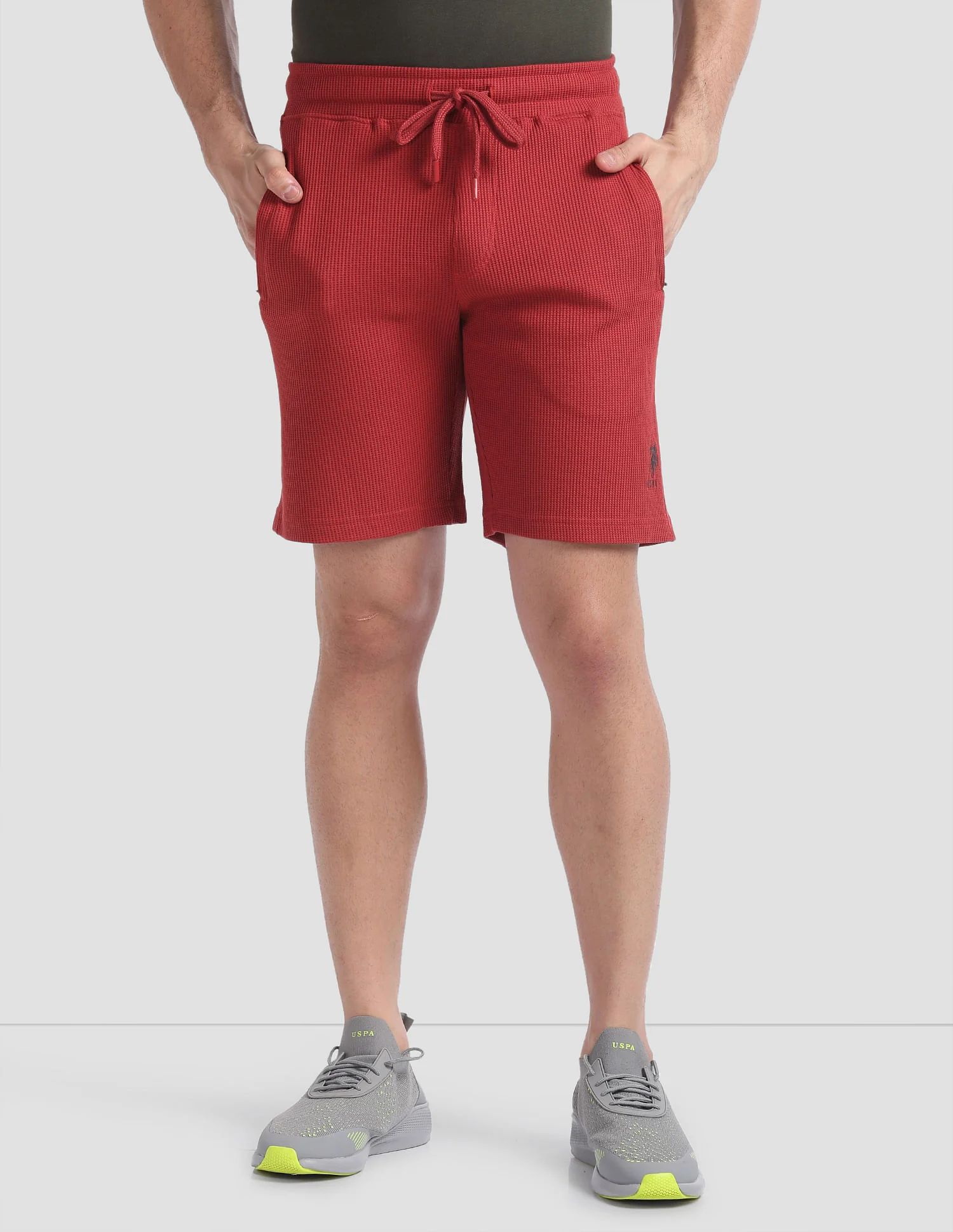 Waffle Knit Textured LS005 Lounge Shorts - Pack Of 1 - Image 6
