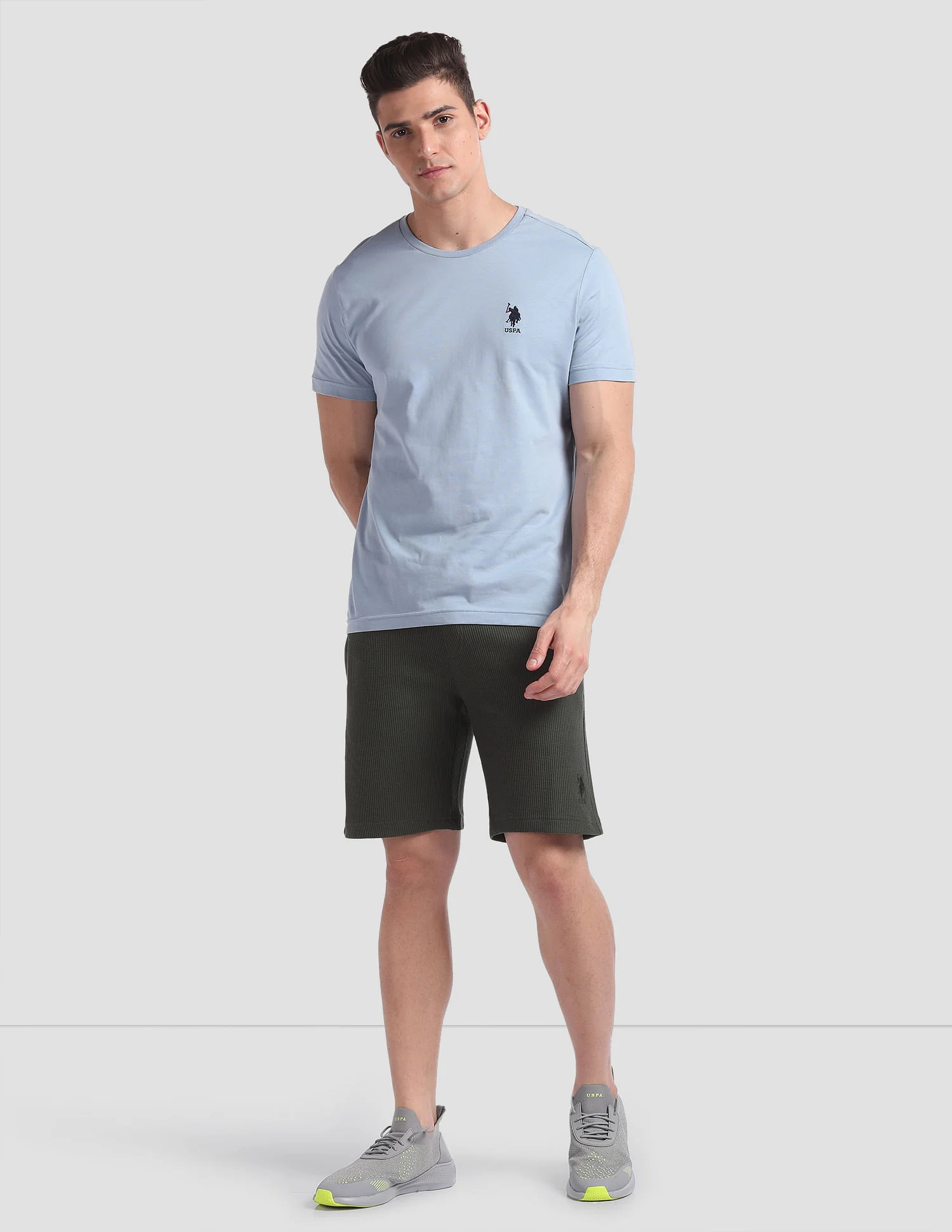 Waffle Knit Textured LS005 Lounge Shorts - Pack Of 1 - Image 3