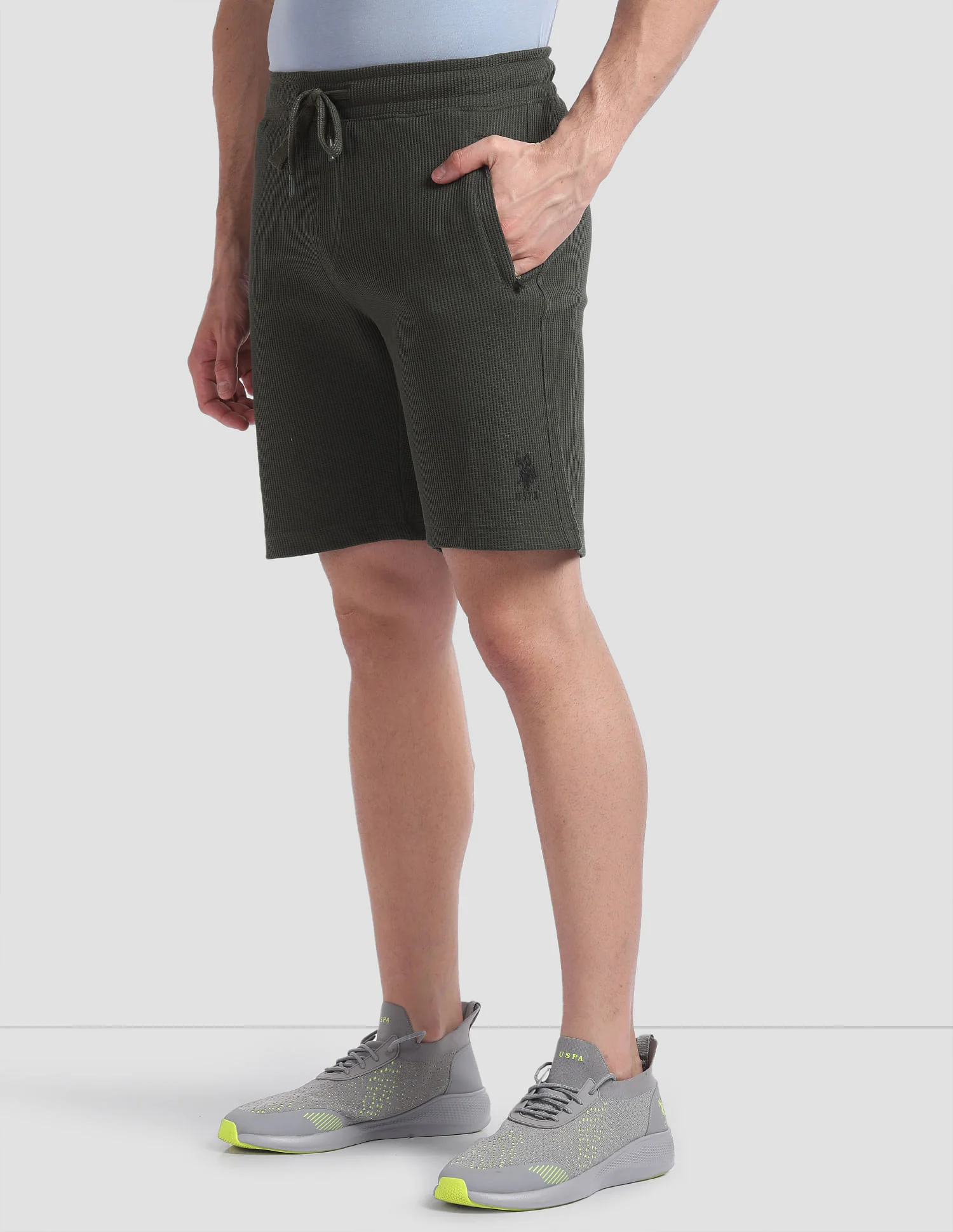 Waffle Knit Textured LS005 Lounge Shorts - Pack Of 1 - Image 4