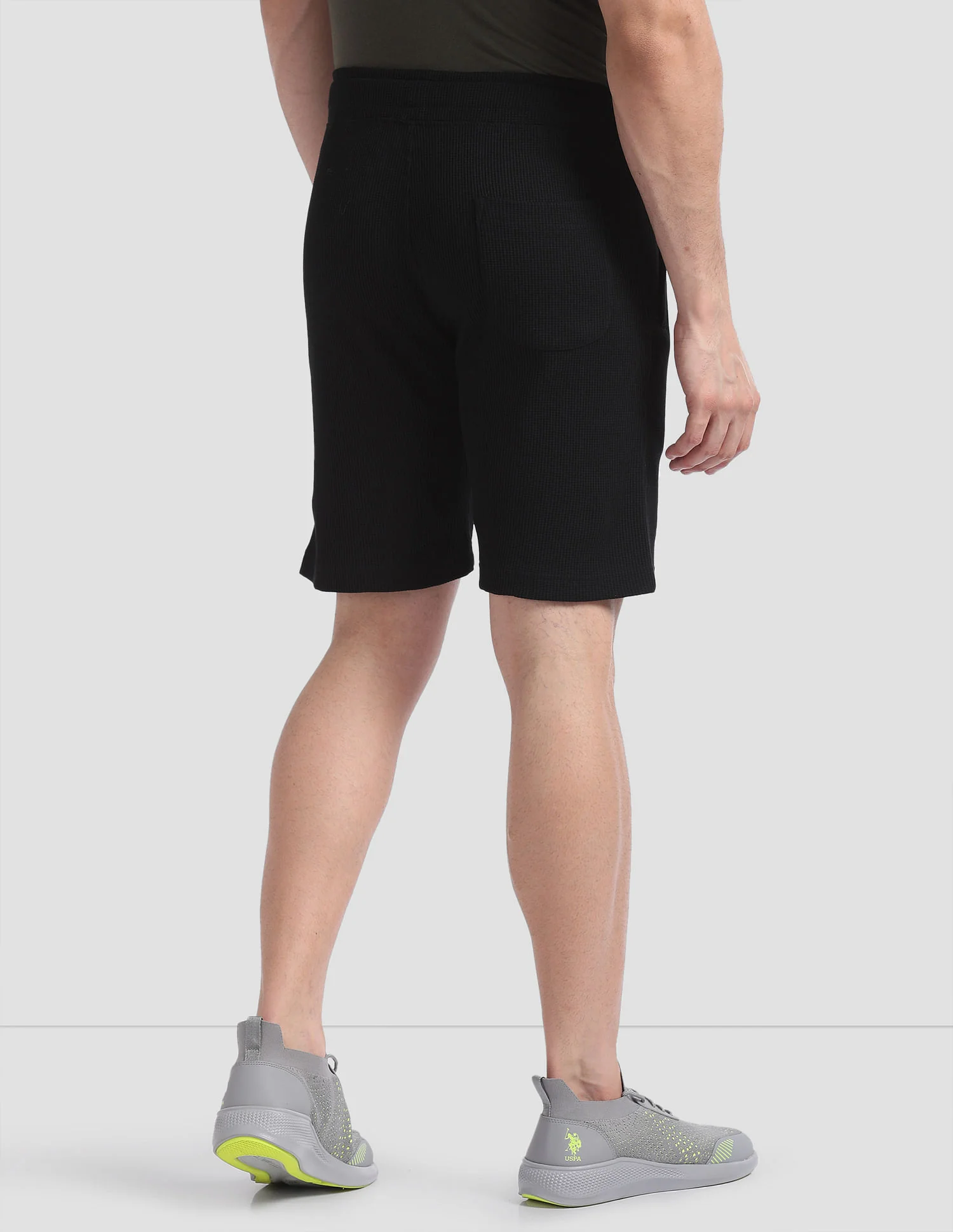 Waffle Knit Textured LS005 Lounge Shorts - Pack Of 1 - Image 5