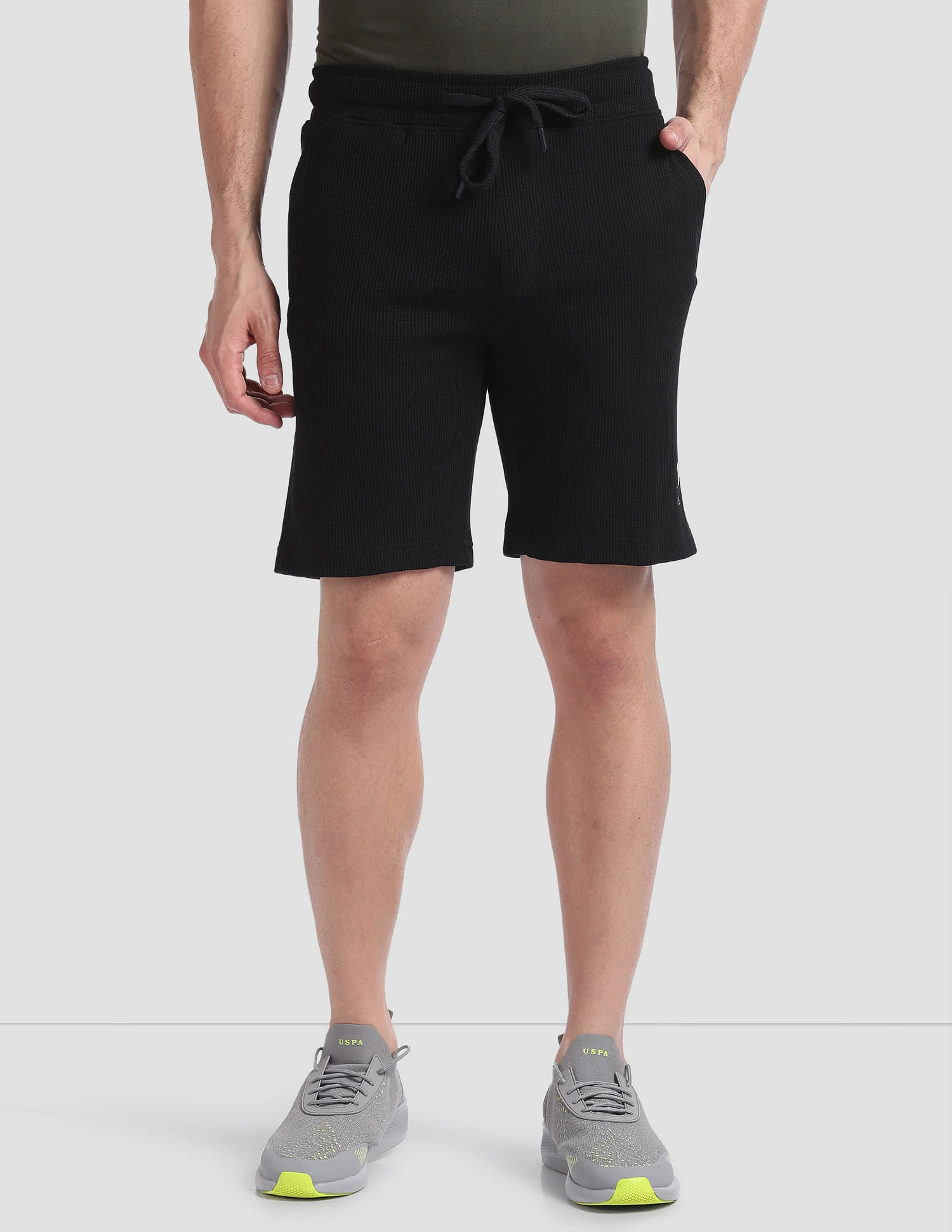 Waffle Knit Textured LS005 Lounge Shorts - Pack Of 1 - Image 6