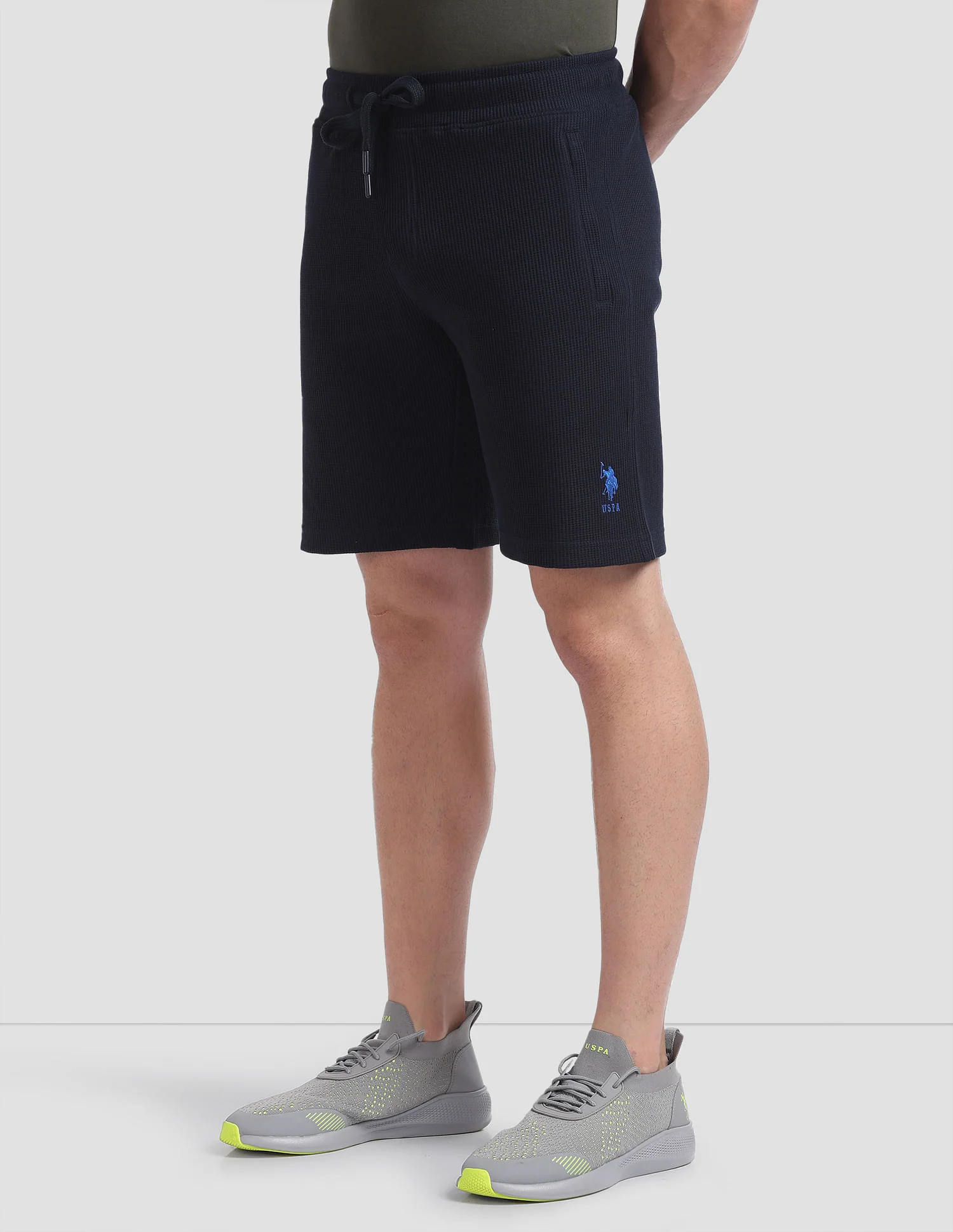 Waffle Knit Textured LS005 Lounge Shorts - Pack Of 1 - Image 4