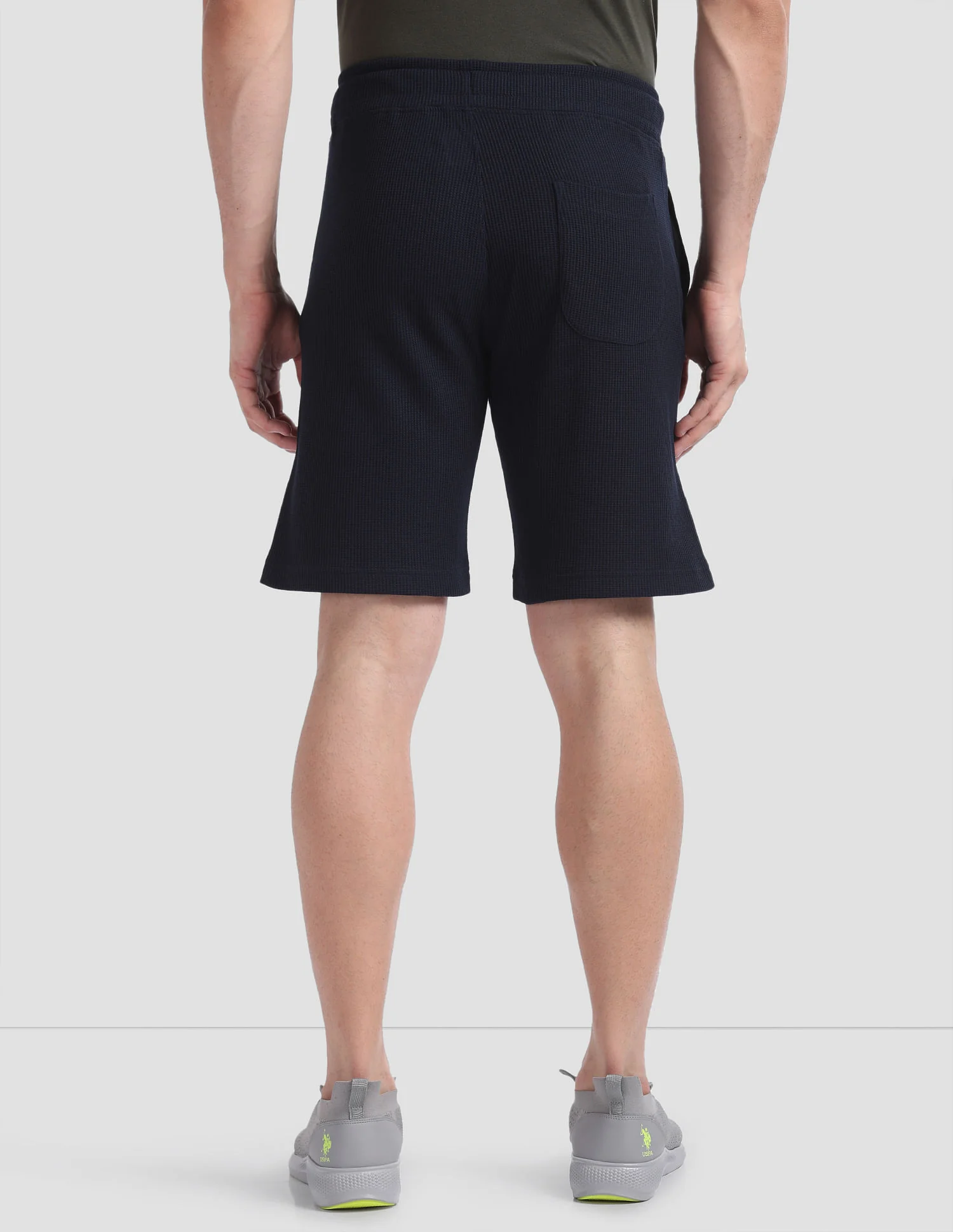 Waffle Knit Textured LS005 Lounge Shorts - Pack Of 1 - Image 5