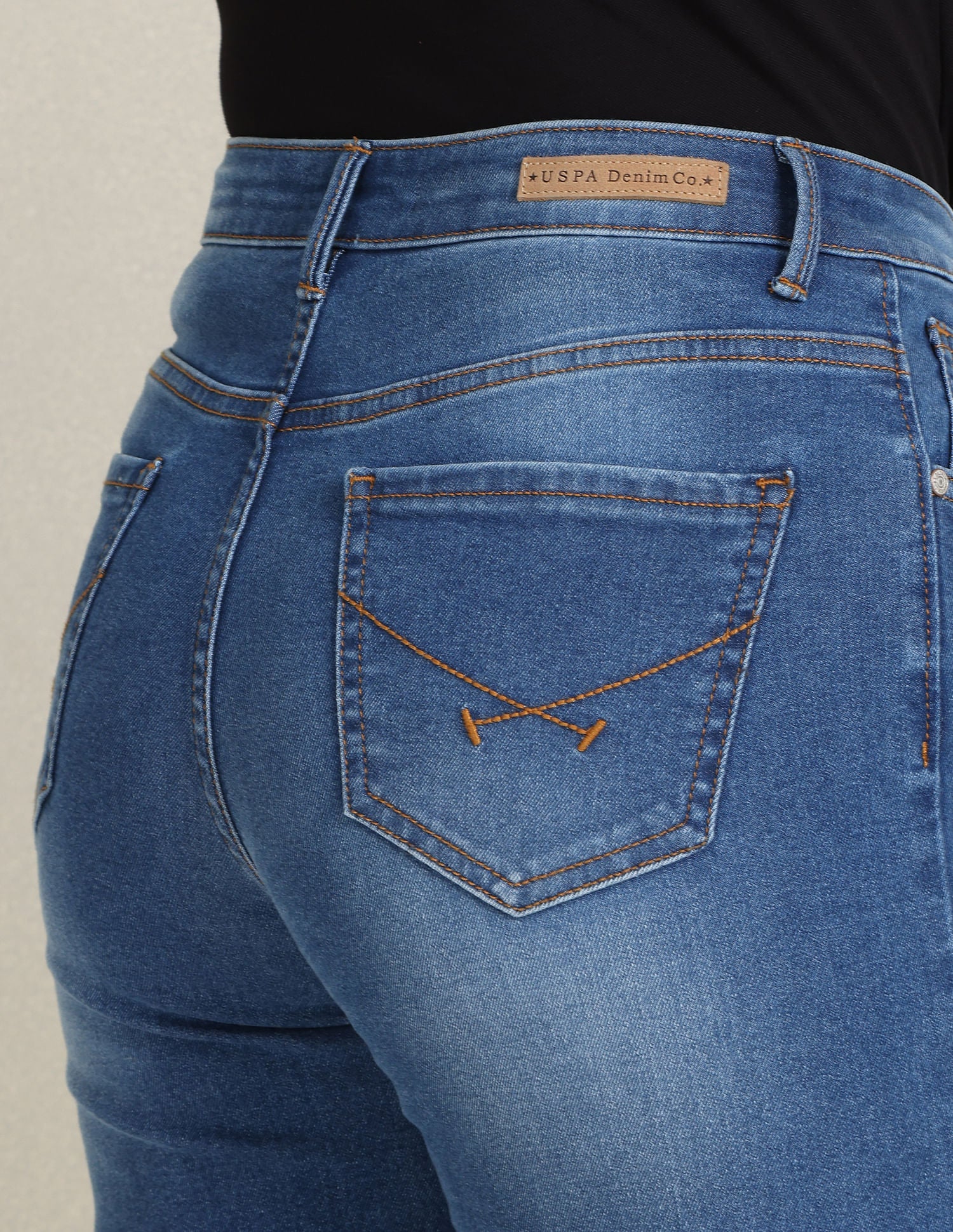Wide Leg Stone Wash Jeans - Image 8