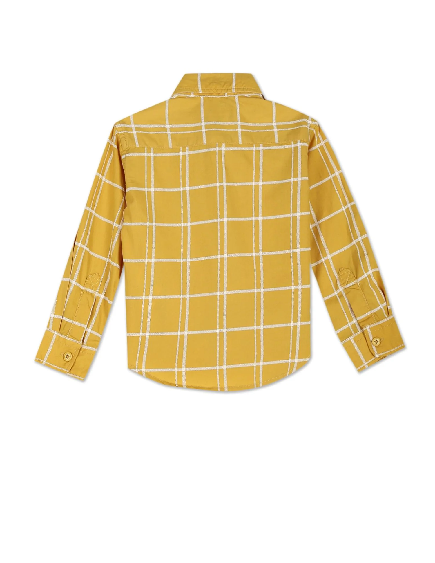 Windowpane Check Cotton  Shirt - Image 2