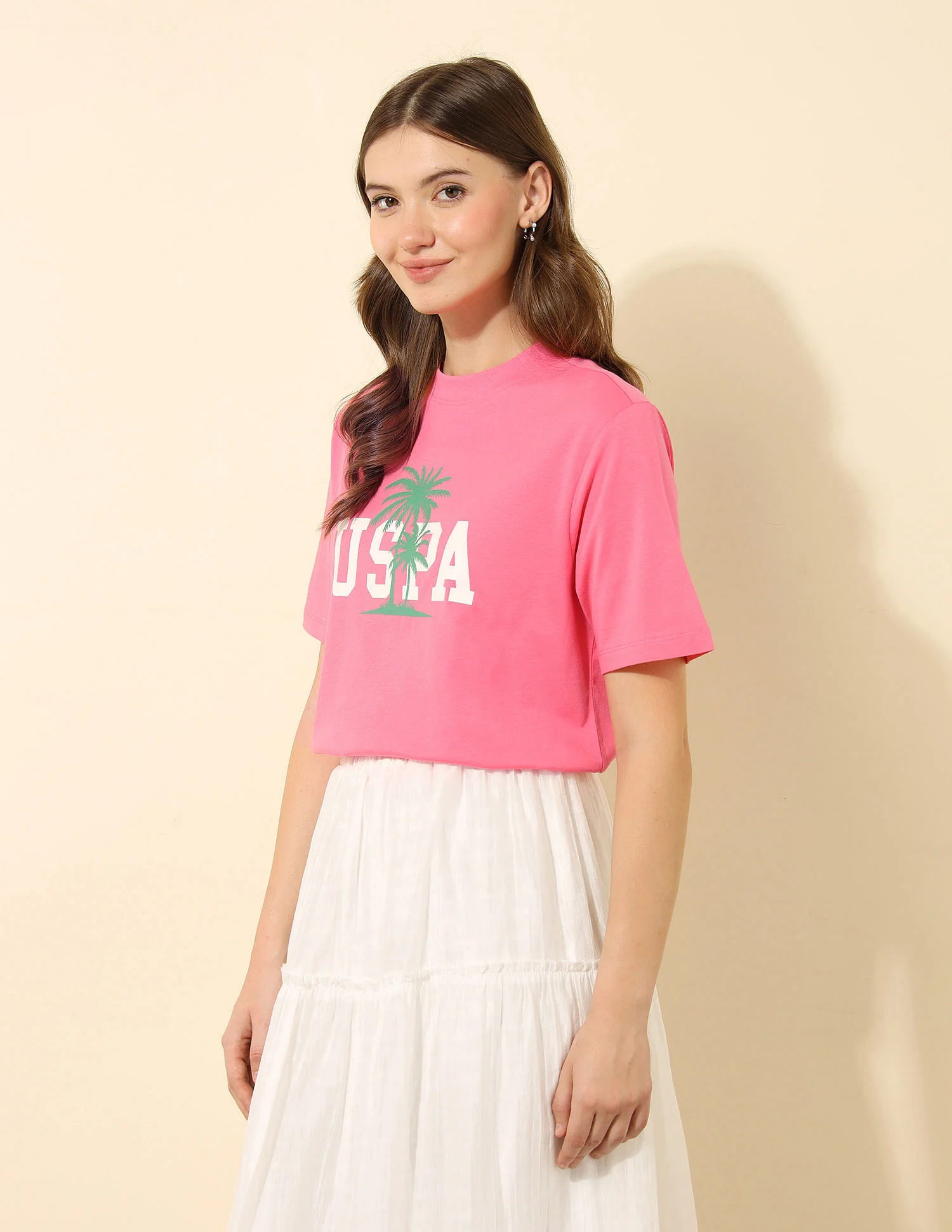 Boxy Fit Brand Printed T-Shirt - Image 4