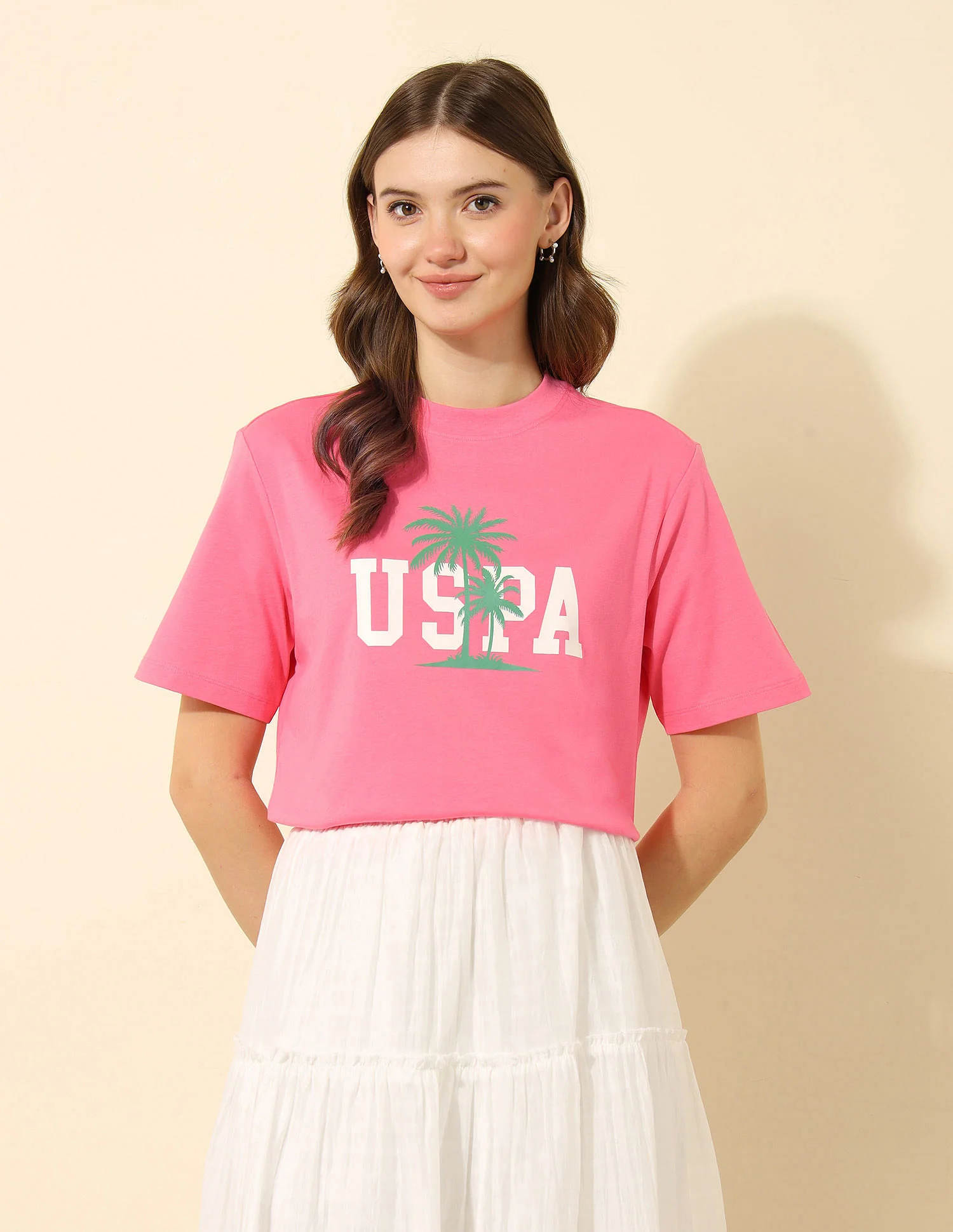 Boxy Fit Brand Printed T-Shirt - Image 6
