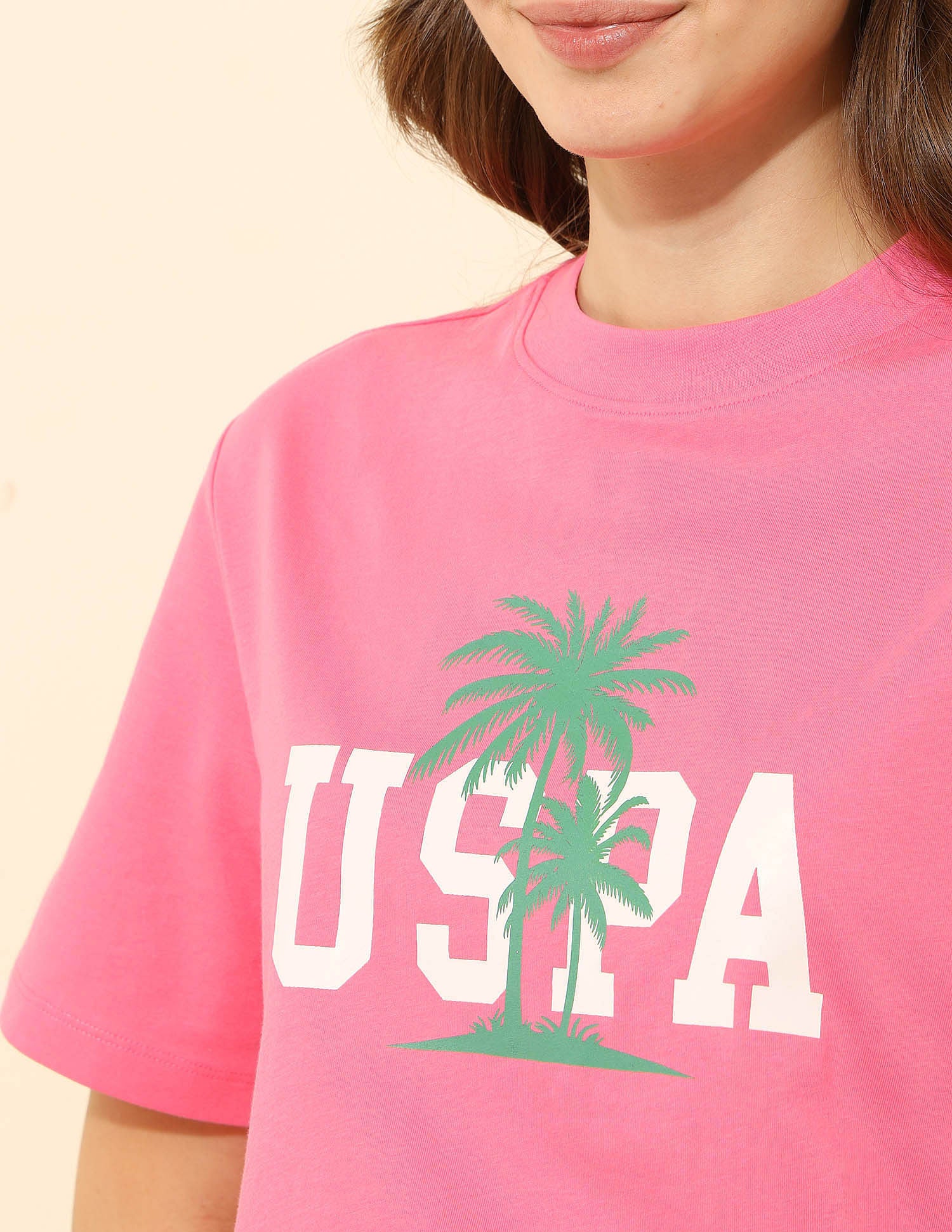 Boxy Fit Brand Printed T-Shirt - Image 7