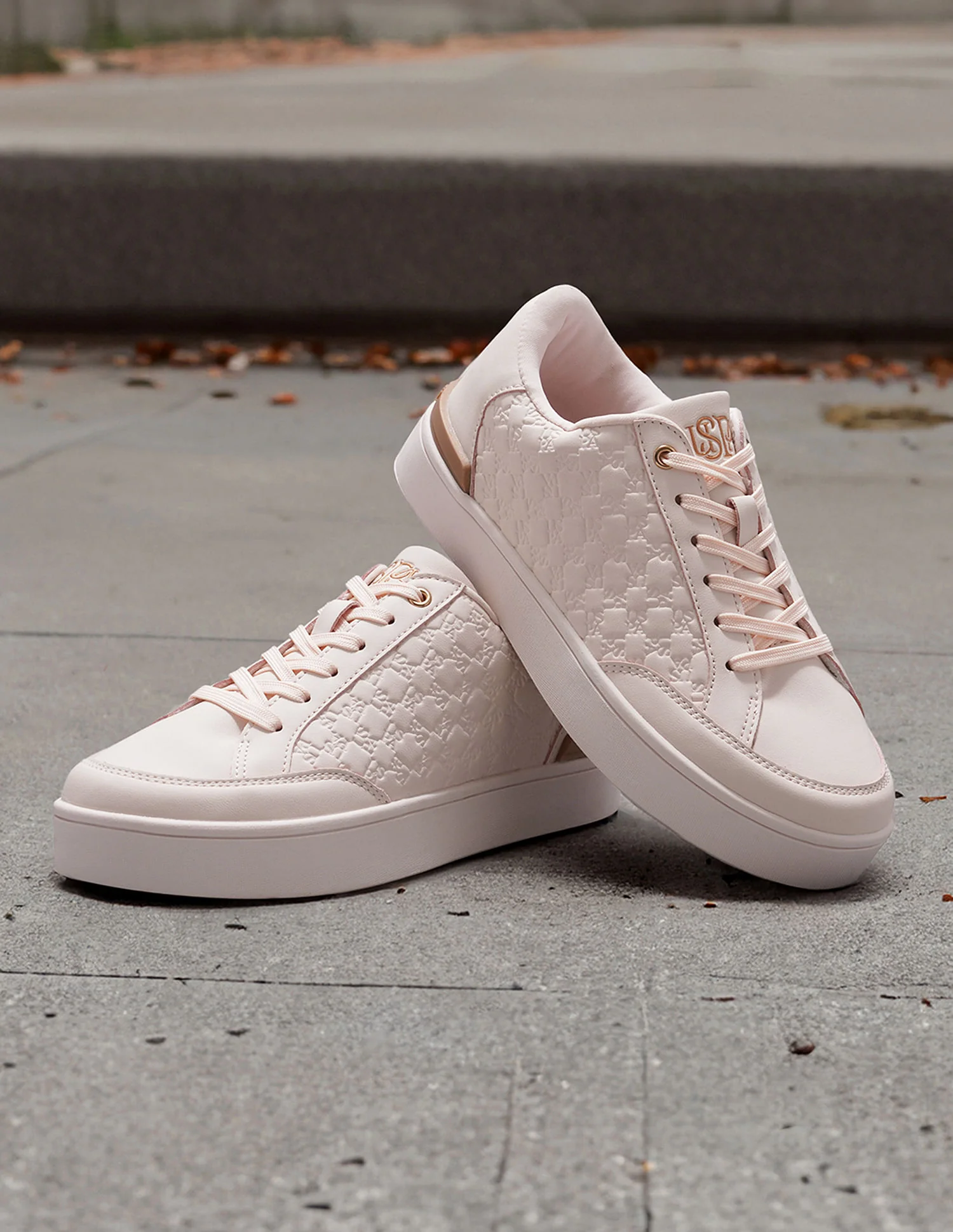 Women Debossed Branding Mila Sneakers