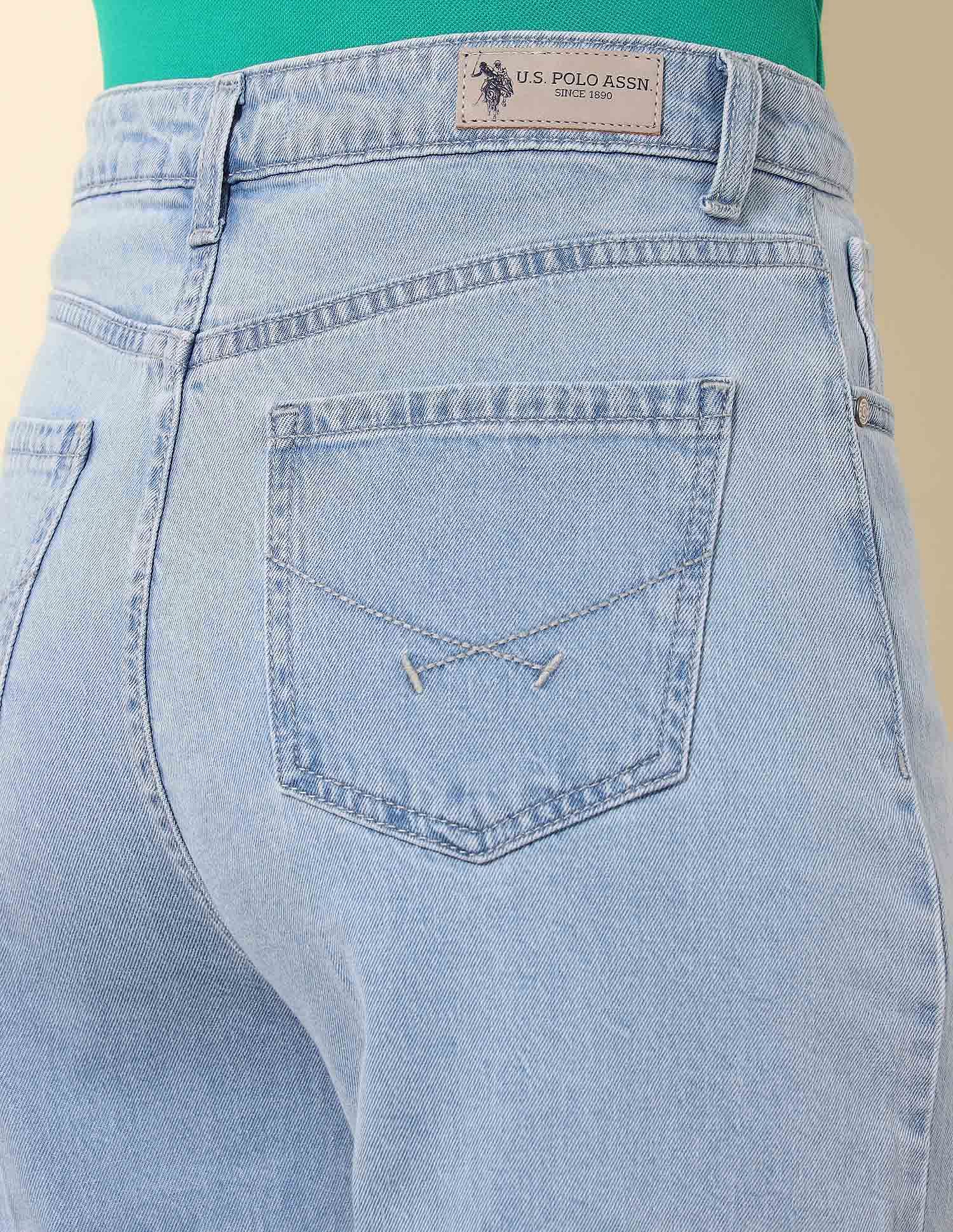 High Rise Wide Leg Jeans - Image 8