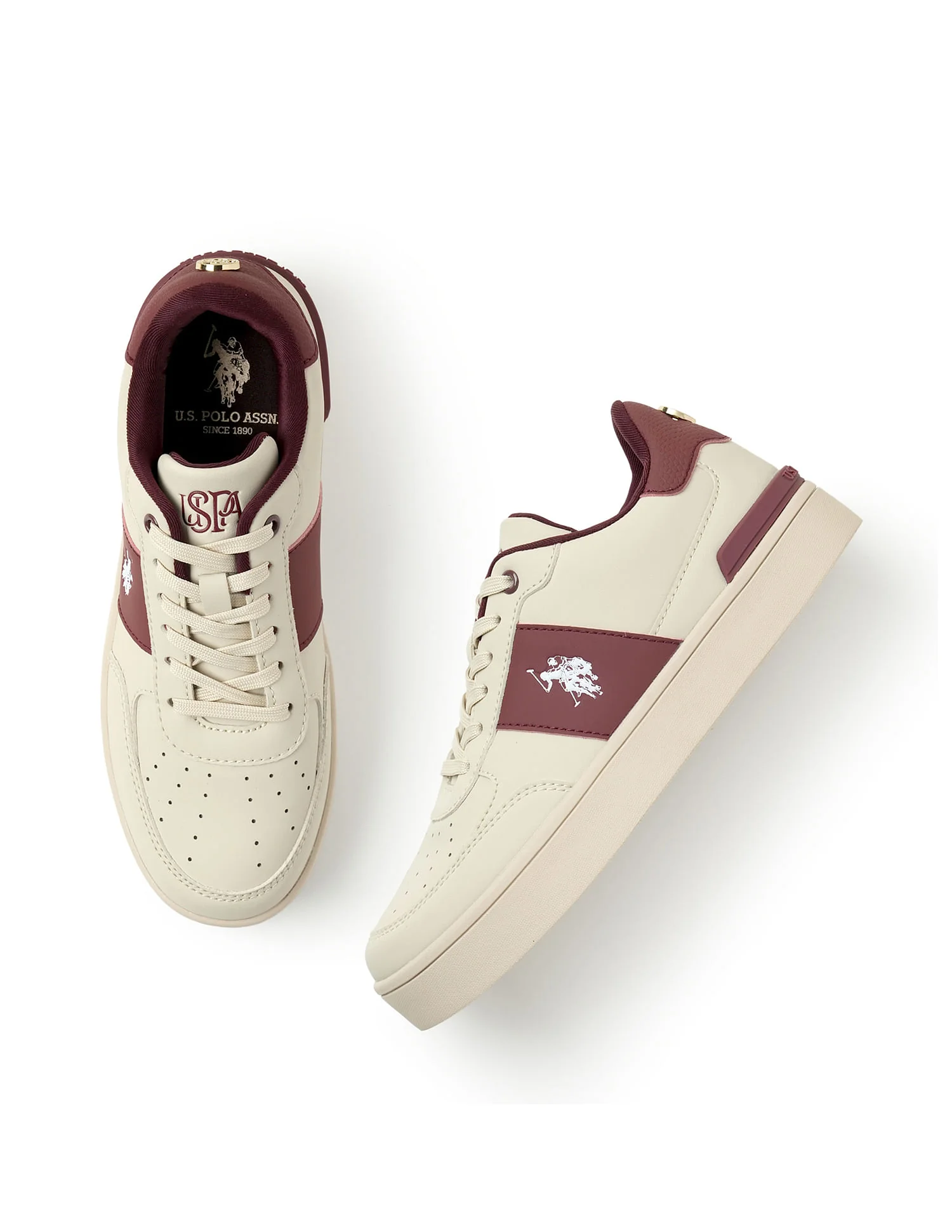 Women Metallic Logo Uno Sneakers - Image 3