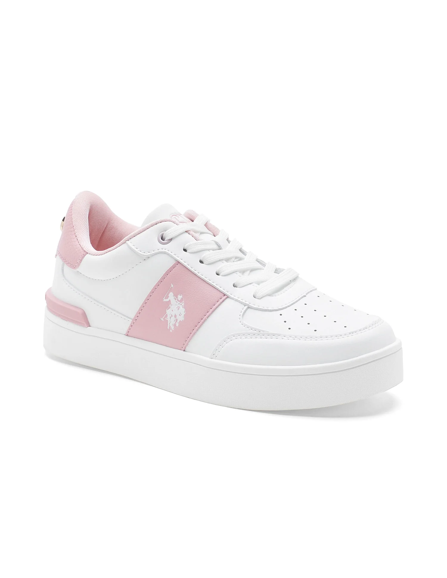 Women Metallic Logo Uno Sneakers - Image 2