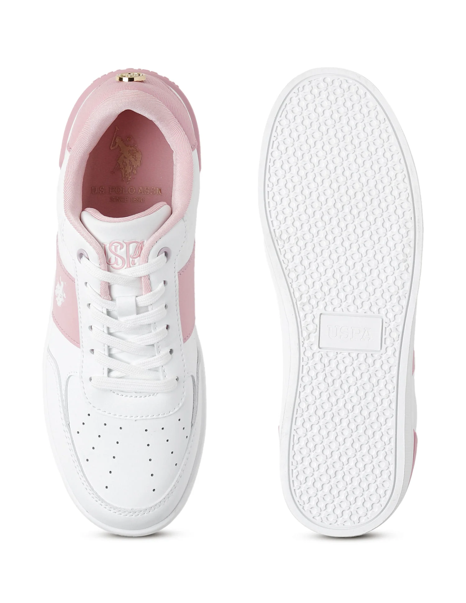 Women Metallic Logo Uno Sneakers - Image 6