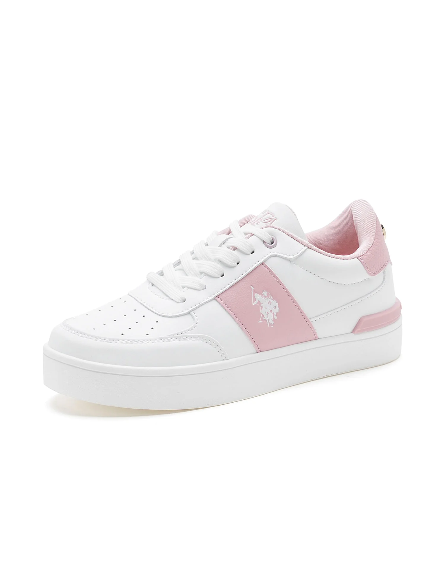 Women Metallic Logo Uno Sneakers - Image 7