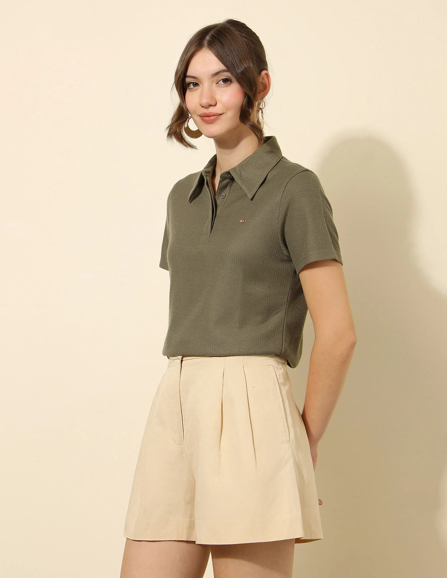 Regular Fit Solid Polo Shirt - Image 4