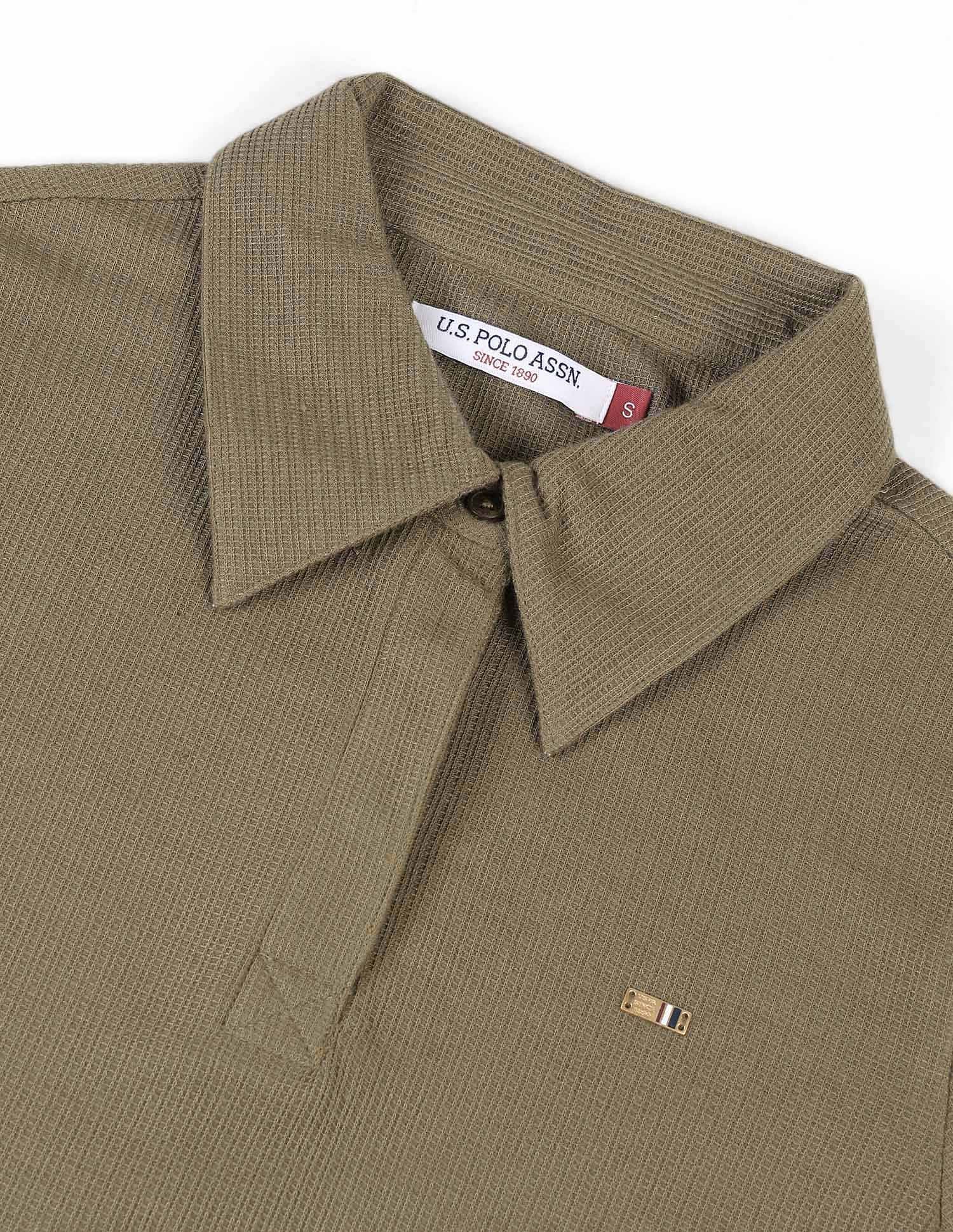 Regular Fit Solid Polo Shirt - Image 8