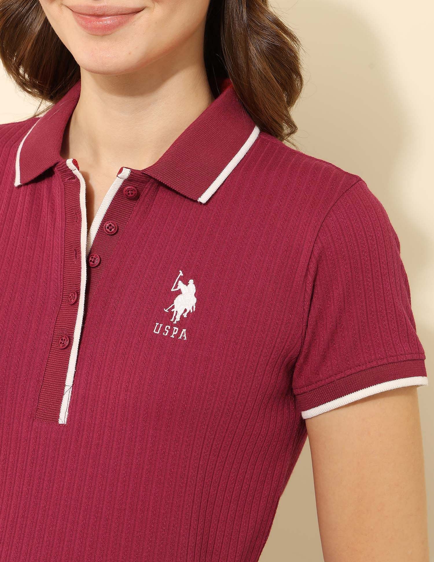 Regular Fit Textured Polo Shirt - Image 7