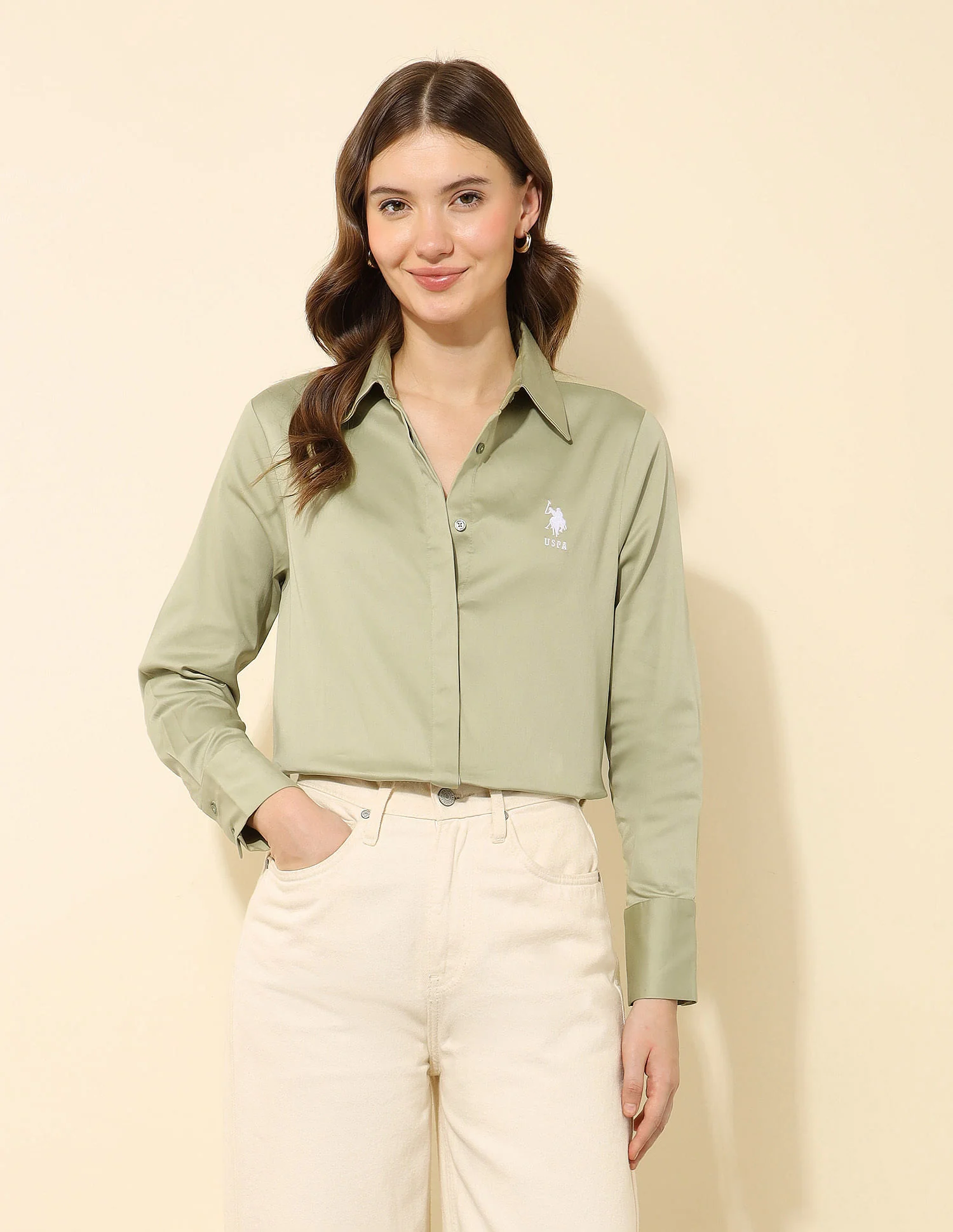 Satin Regular Fit Shirt