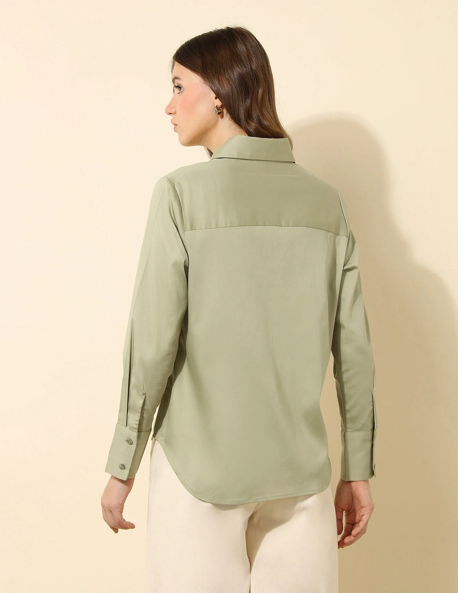 Satin Regular Fit Shirt - Image 5
