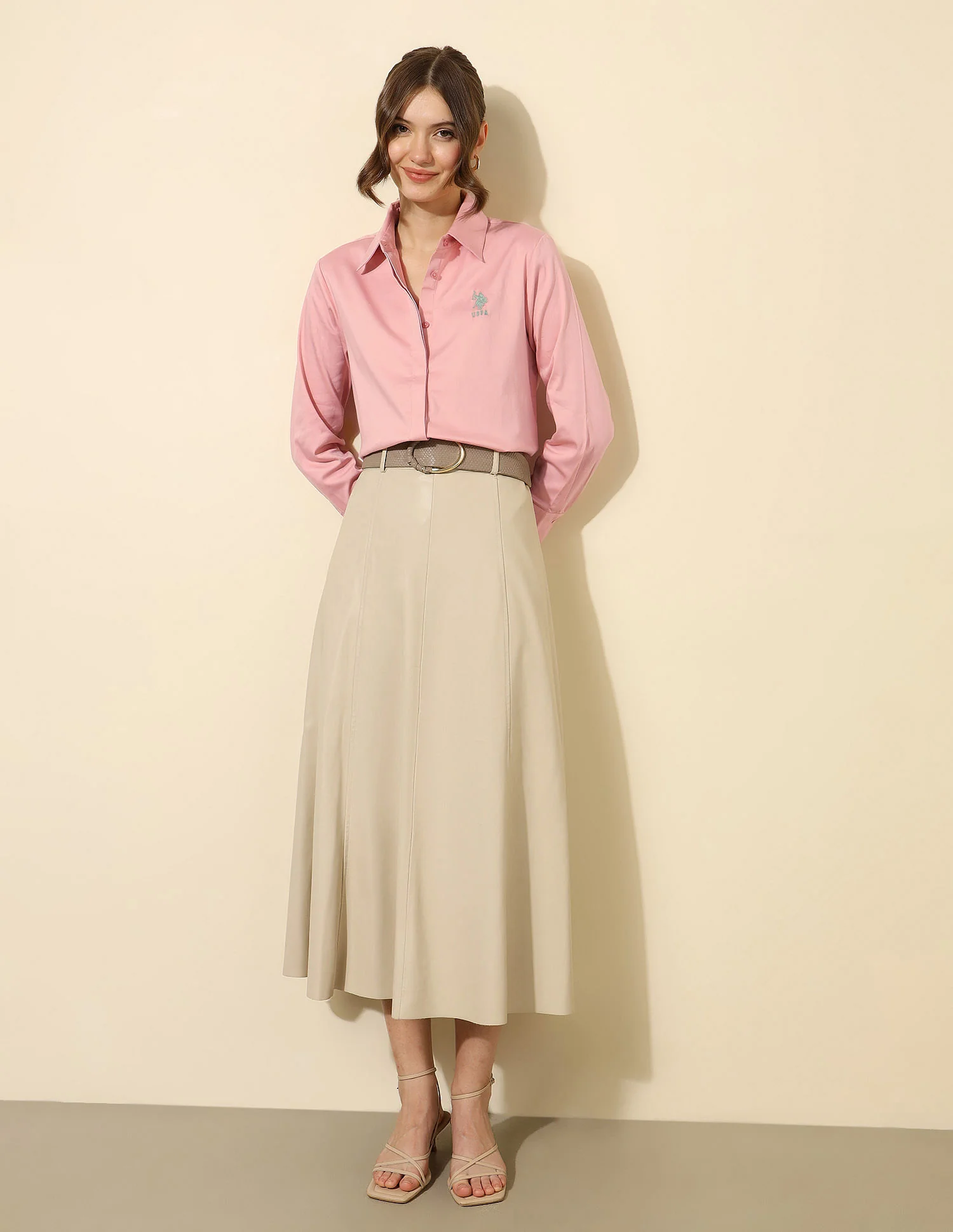 Satin Regular Fit Shirt - Image 3