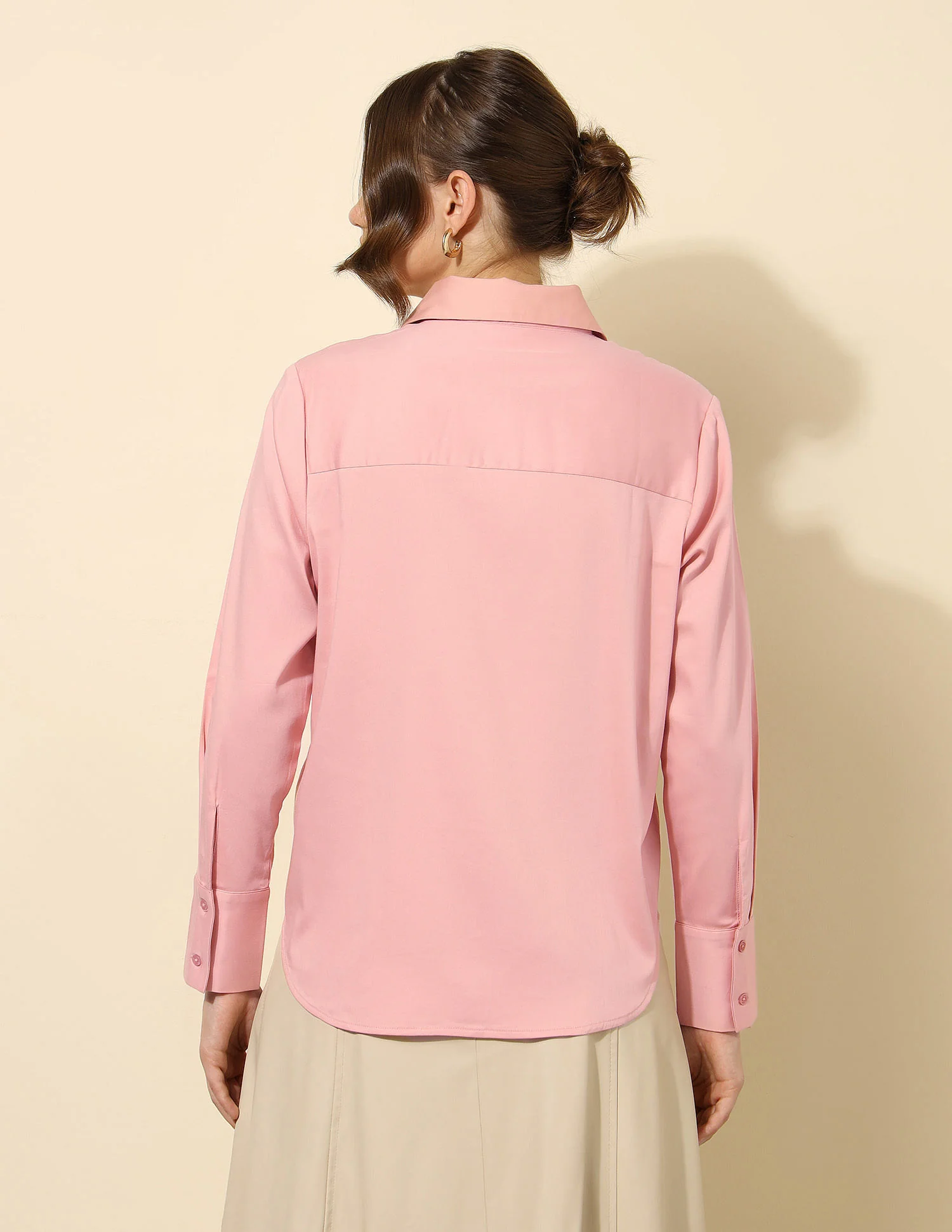 Satin Regular Fit Shirt - Image 5