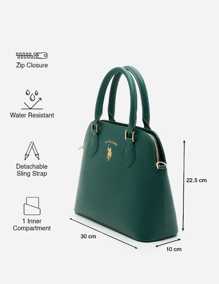 Beth Monogram Dome Handbag - Image 3
