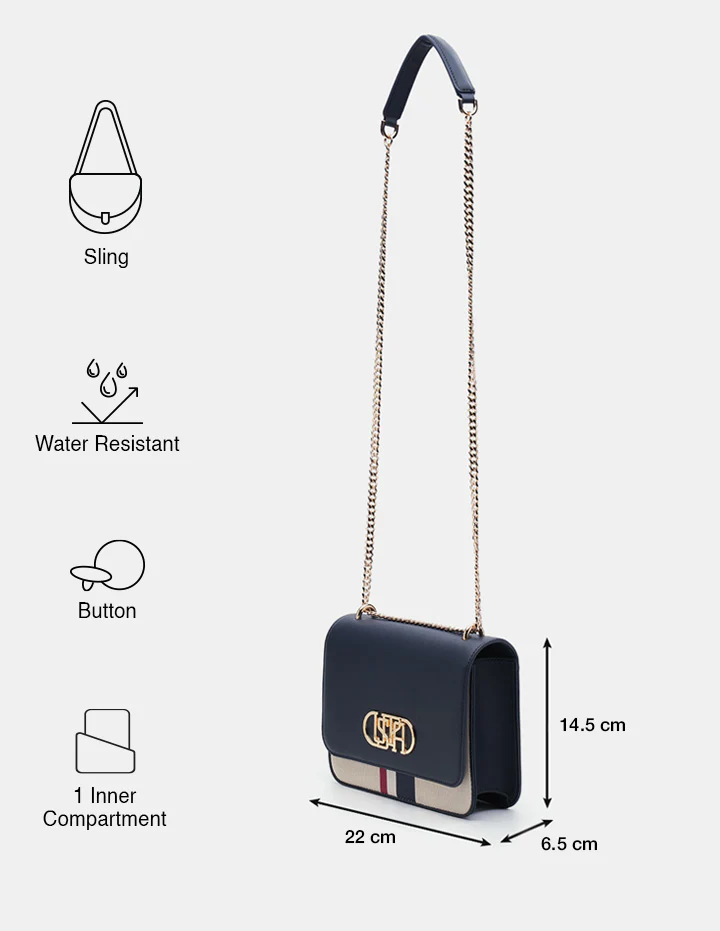 Briella Solid Cross Body Bag - Image 3