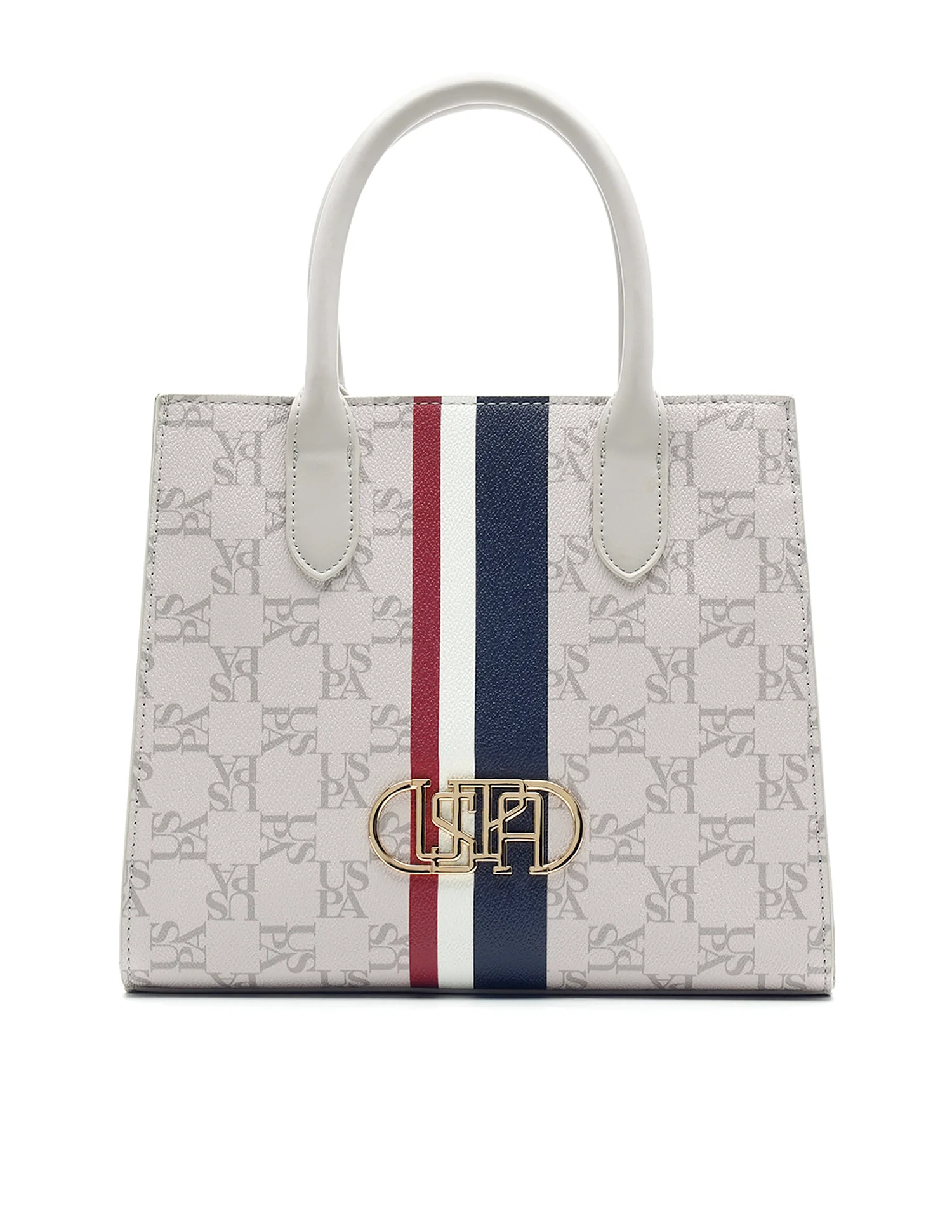 Carol Monogram Satchel Bag - Image 4