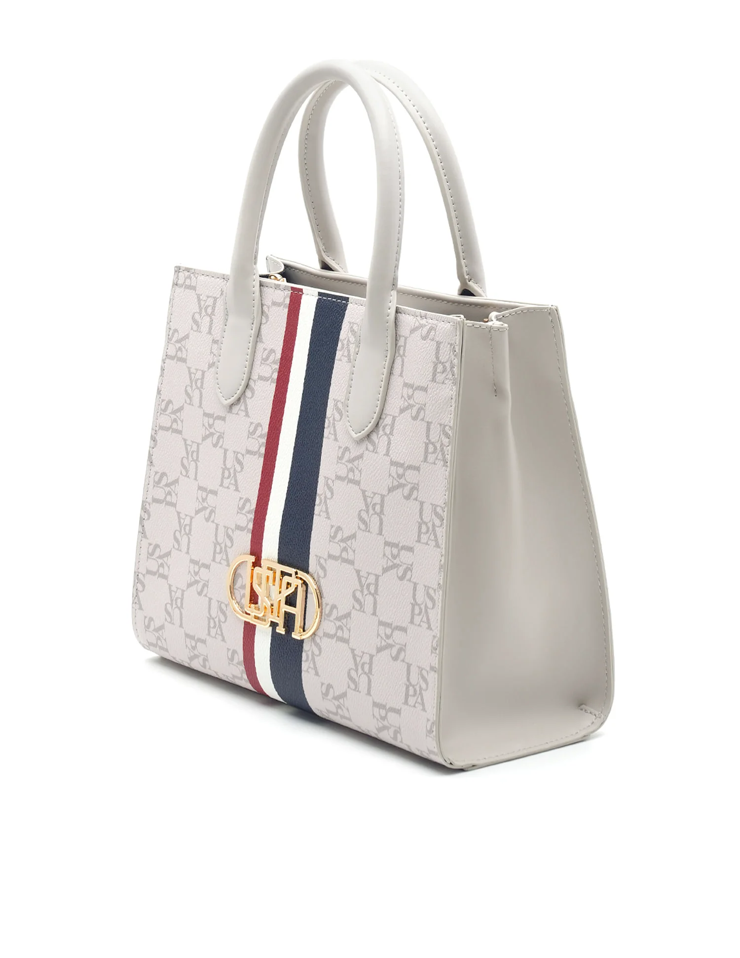 Carol Monogram Satchel Bag - Image 5
