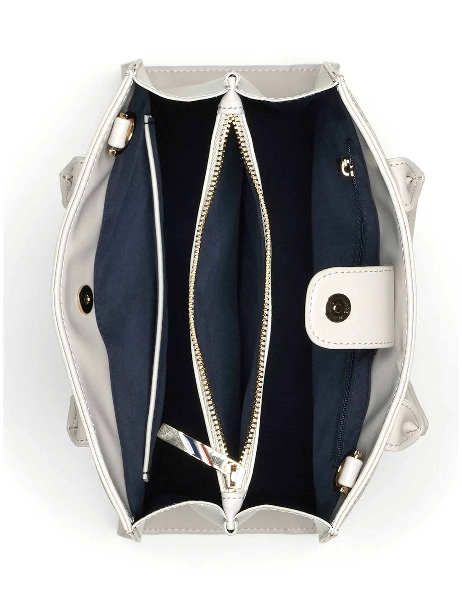 Carol Monogram Satchel Bag - Image 7