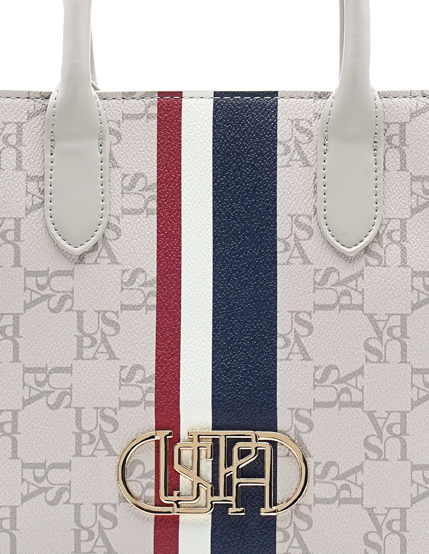 Carol Monogram Satchel Bag - Image 8