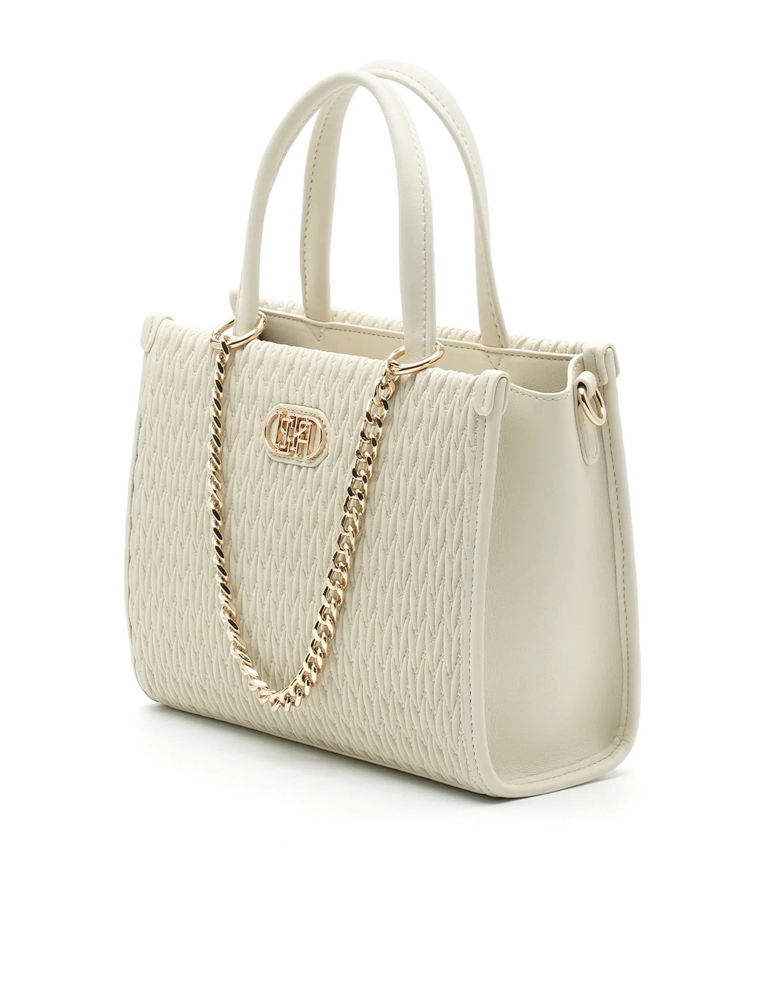 Chloe Textured Satchel Bag - Image 4