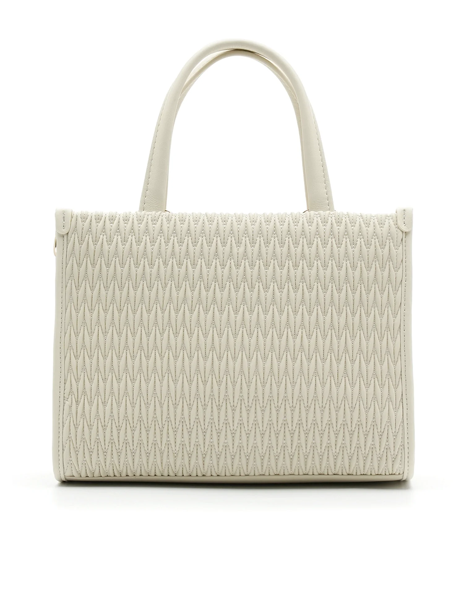 Chloe Textured Satchel Bag - Image 5