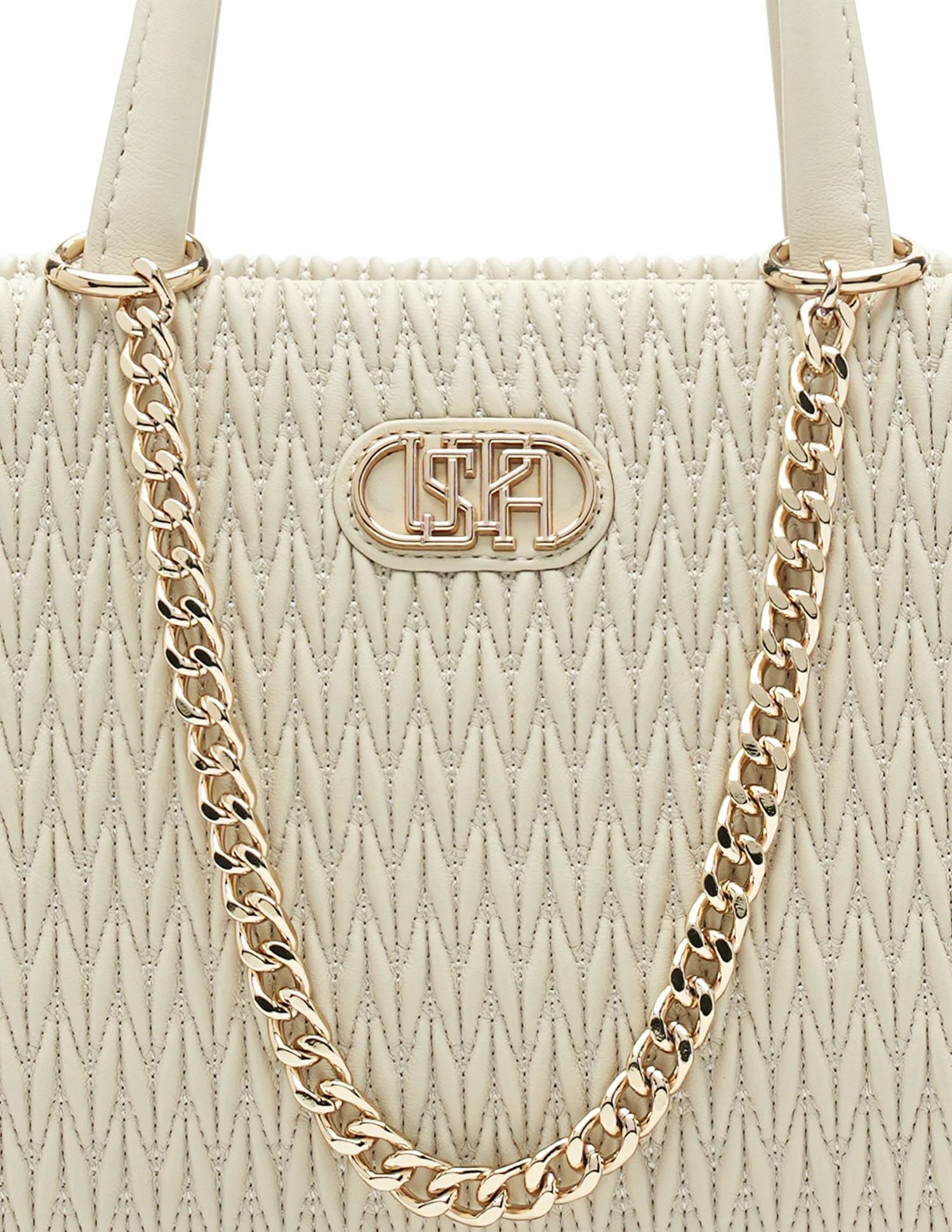 Chloe Textured Satchel Bag - Image 7