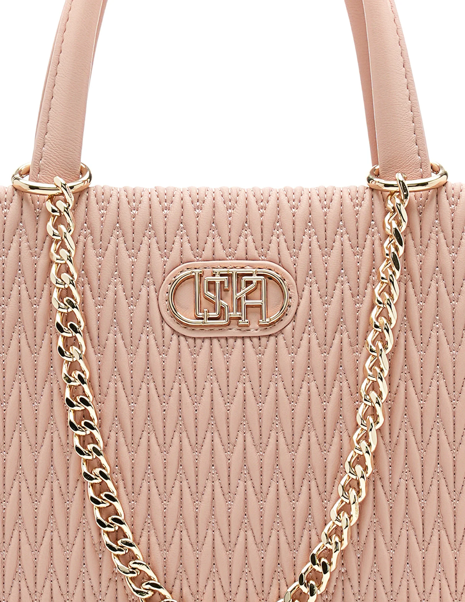 Chloe Textured Satchel Bag - Image 7