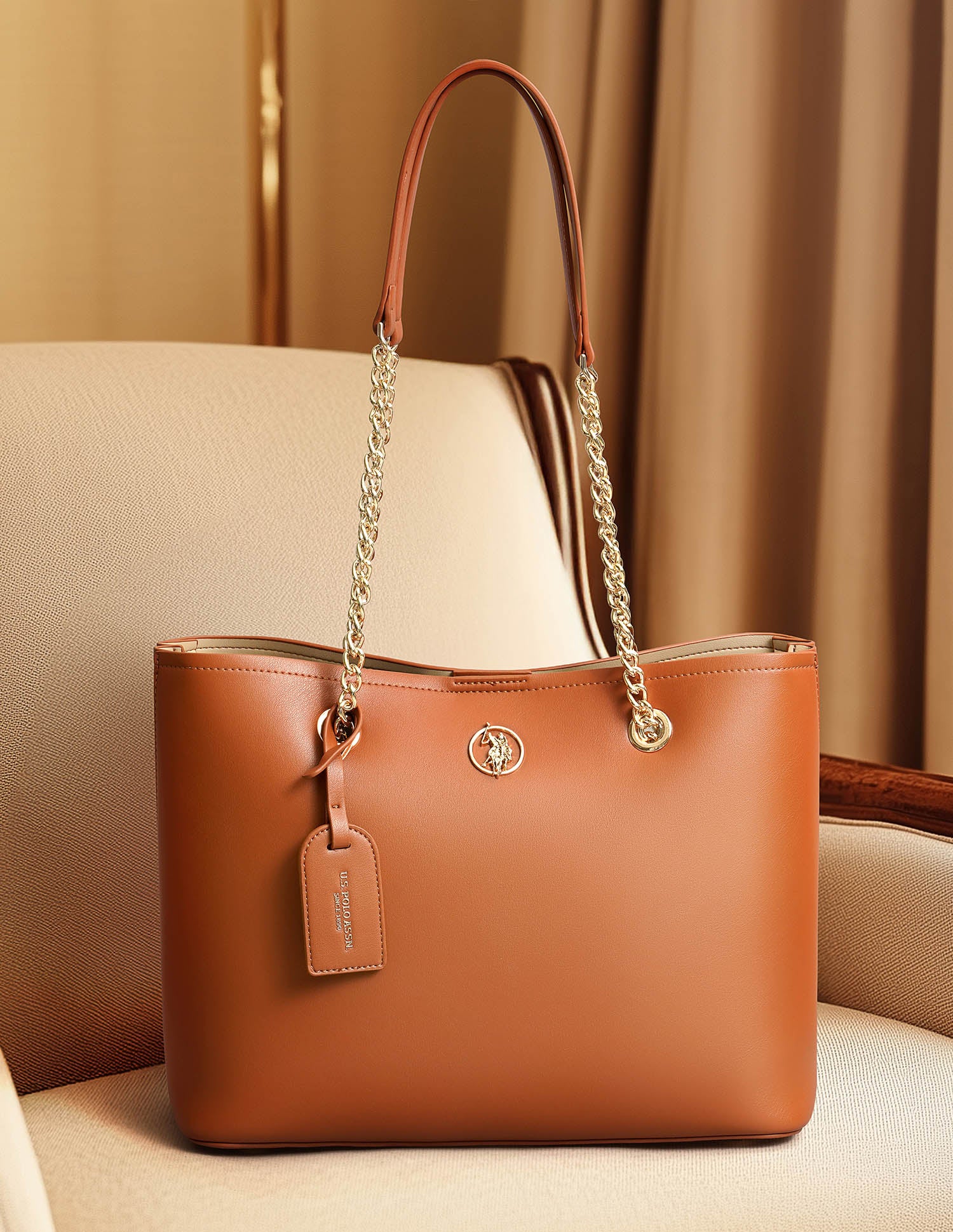 Gabby Solid Tote Bag