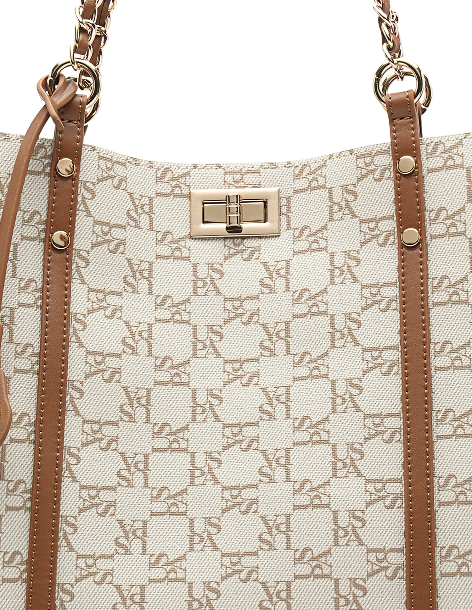 Kylie Monogram Tote Bag - Image 6