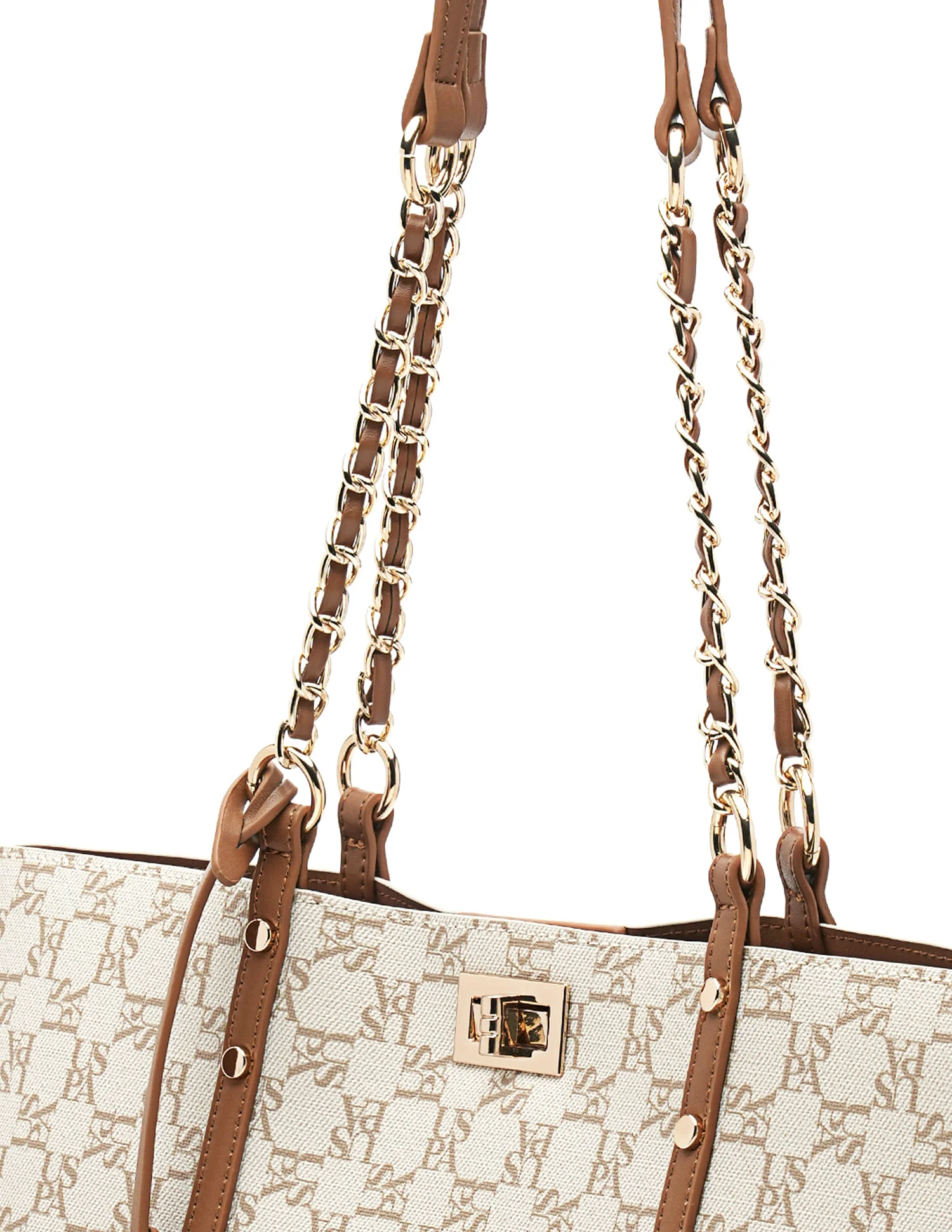 Kylie Monogram Tote Bag - Image 7