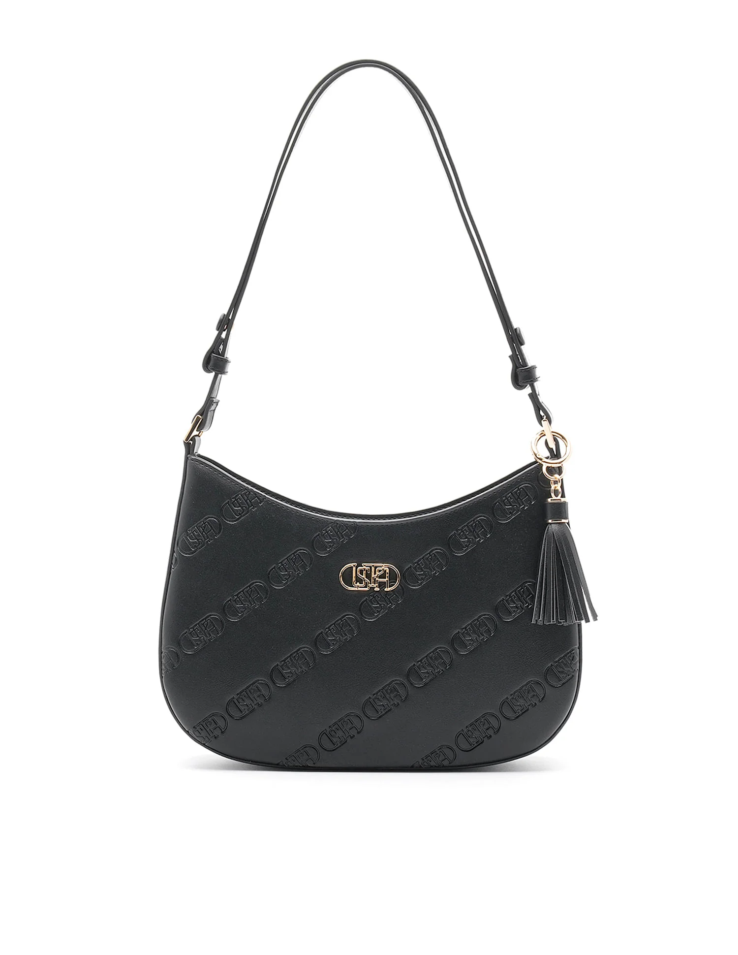 Meagan Monogram Shoulder Bag