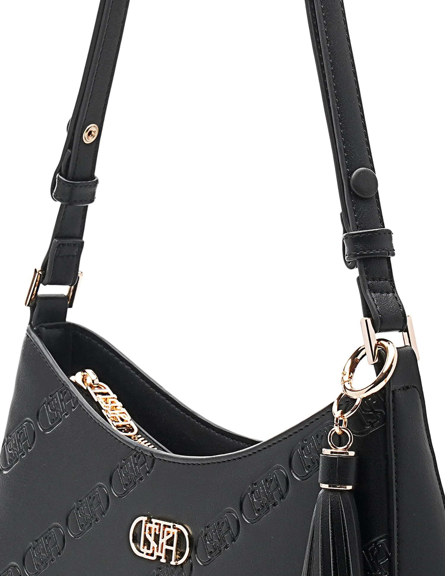 Meagan Monogram Shoulder Bag - Image 7