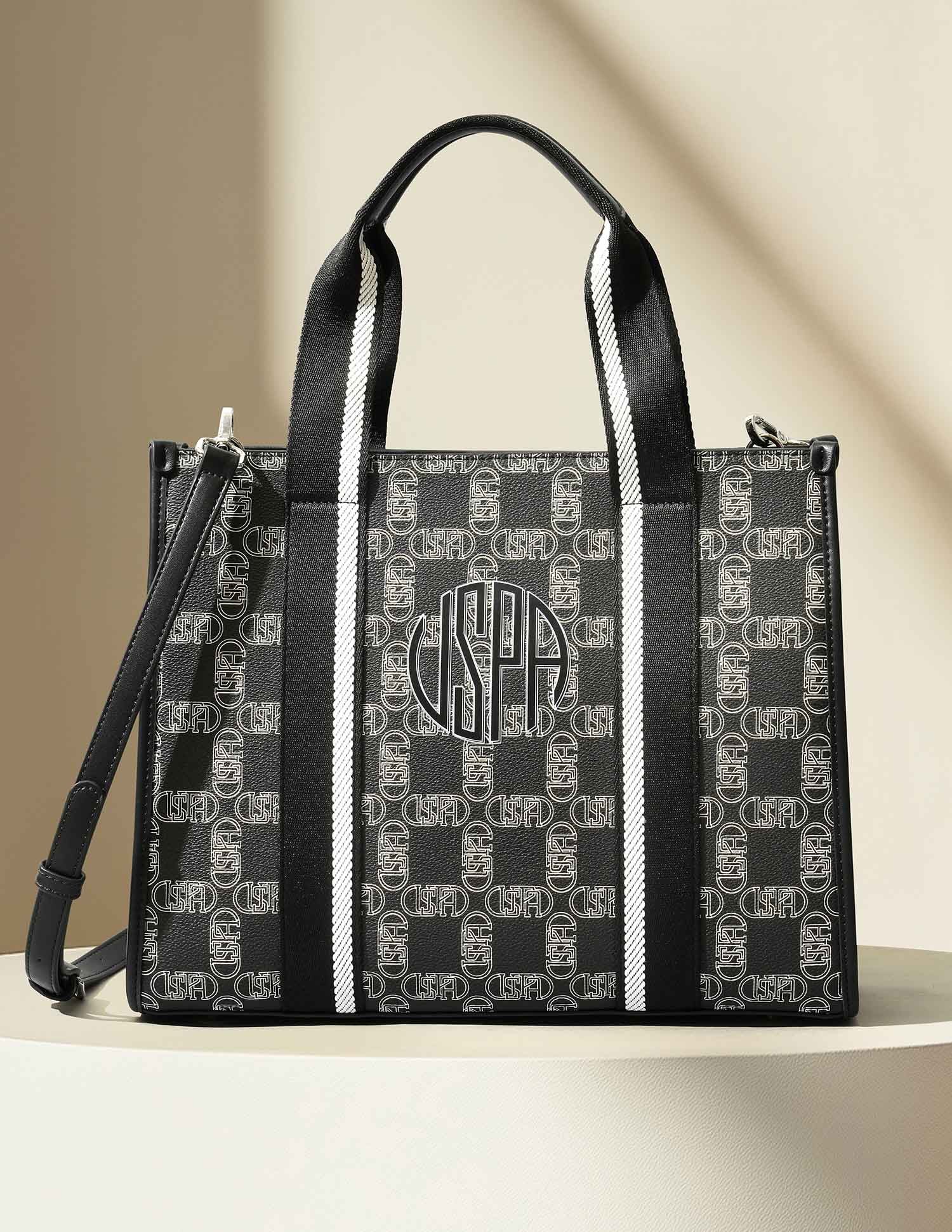 Mendy Monogram Satchel Bag